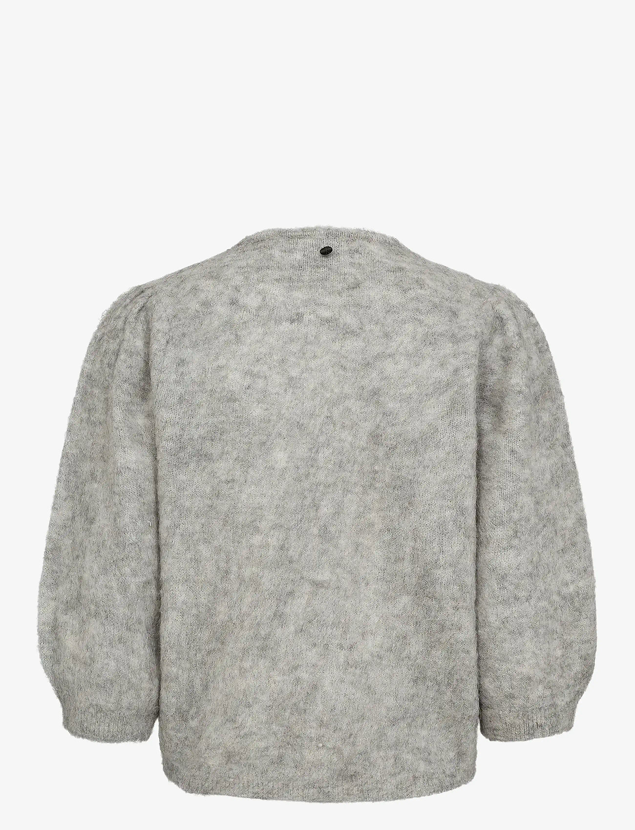 Nümph - NUSURI BRUSHED SS CARDIGAN - kardiganid - light grey mel - 1