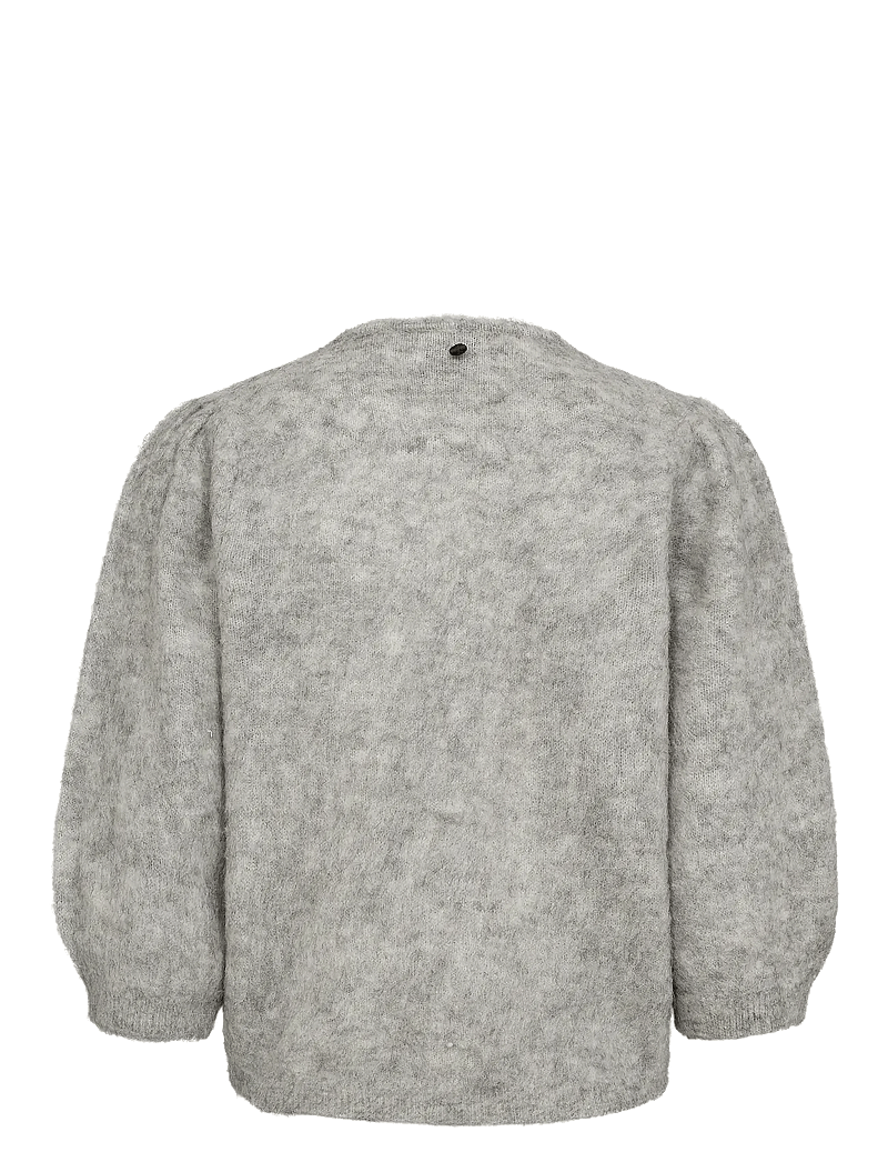 Nümph - NUSURI BRUSHED SS CARDIGAN - kardiganid - light grey mel - 1