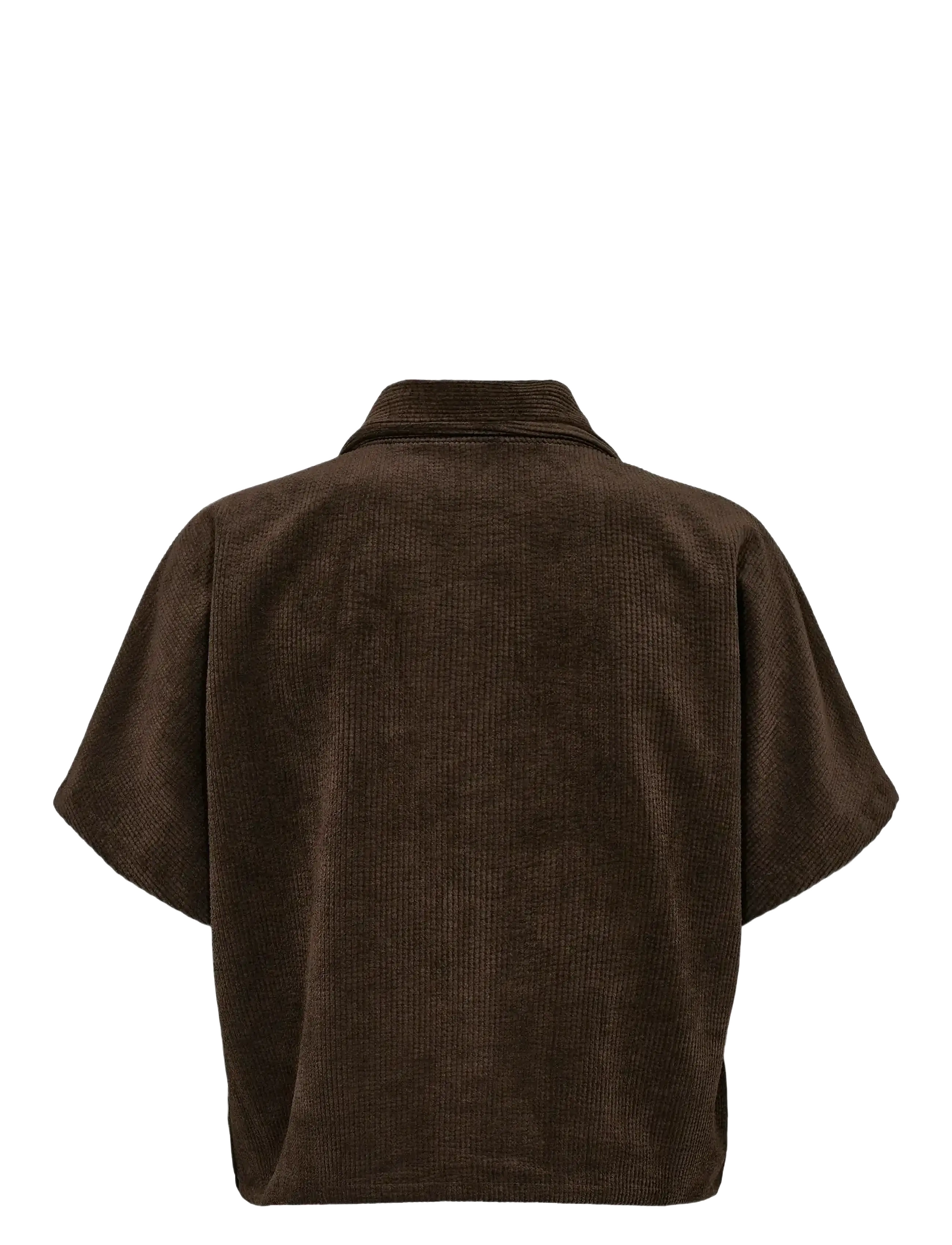 Nümph - NUTHEA SHIRT - kortærmede skjorter - black coffee - 1