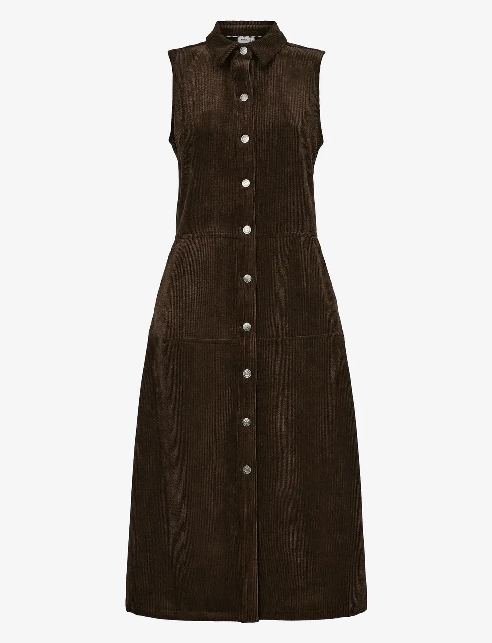 Nümph - NUTHEA DRESS - skjortklänningar - black coffee - 1
