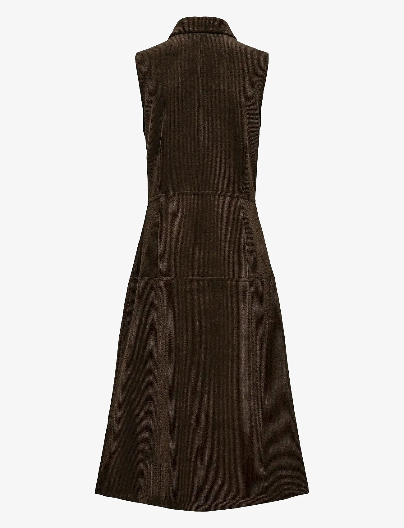 Nümph - NUTHEA DRESS - shirt dresses - black coffee - 2