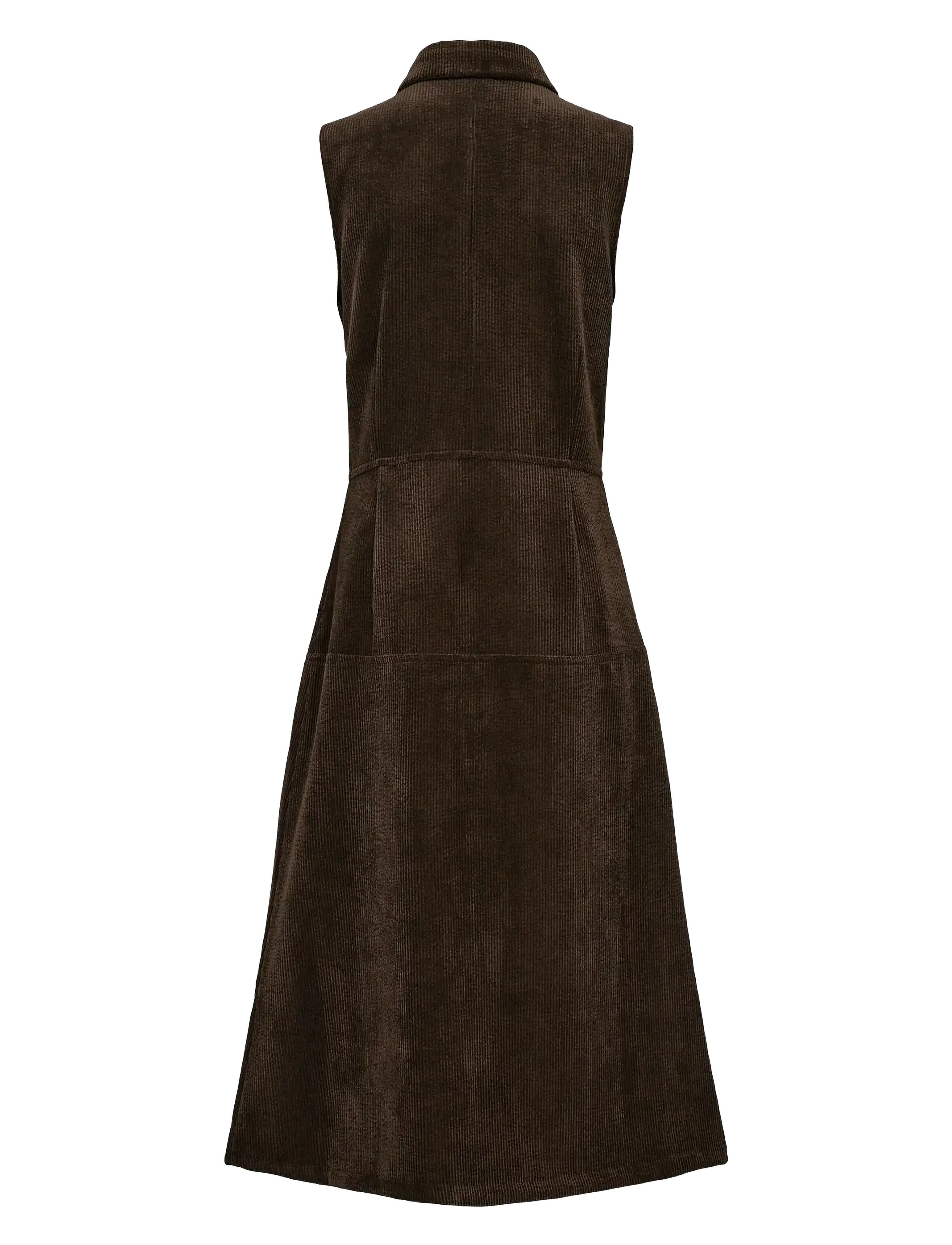 Nümph - NUTHEA DRESS - skjortekjoler - black coffee - 2