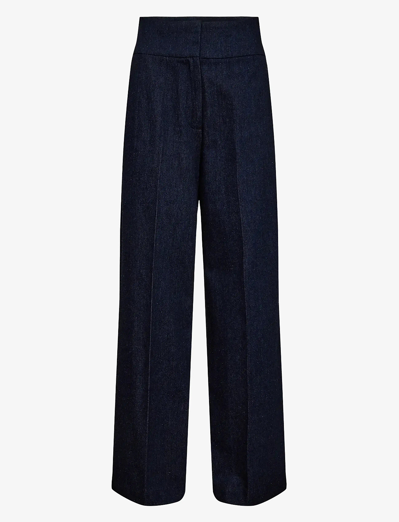 Nümph - NUBUSSY DENIM LONG PANTS - straight jeans - dark blue denim - 0