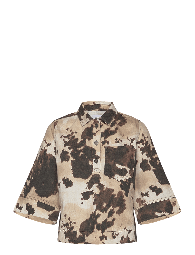 Nümph - NUIVY SHIRT - lyhythihaiset kauluspaidat - gray morn - 0