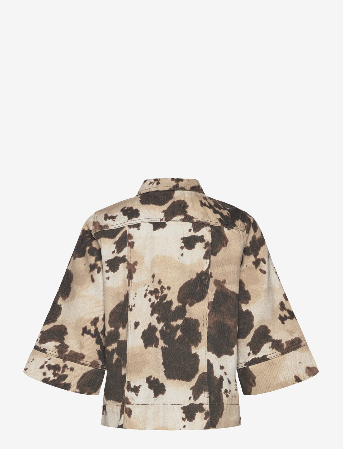 Nümph - NUIVY SHIRT - kortärmade skjortor - gray morn - 1