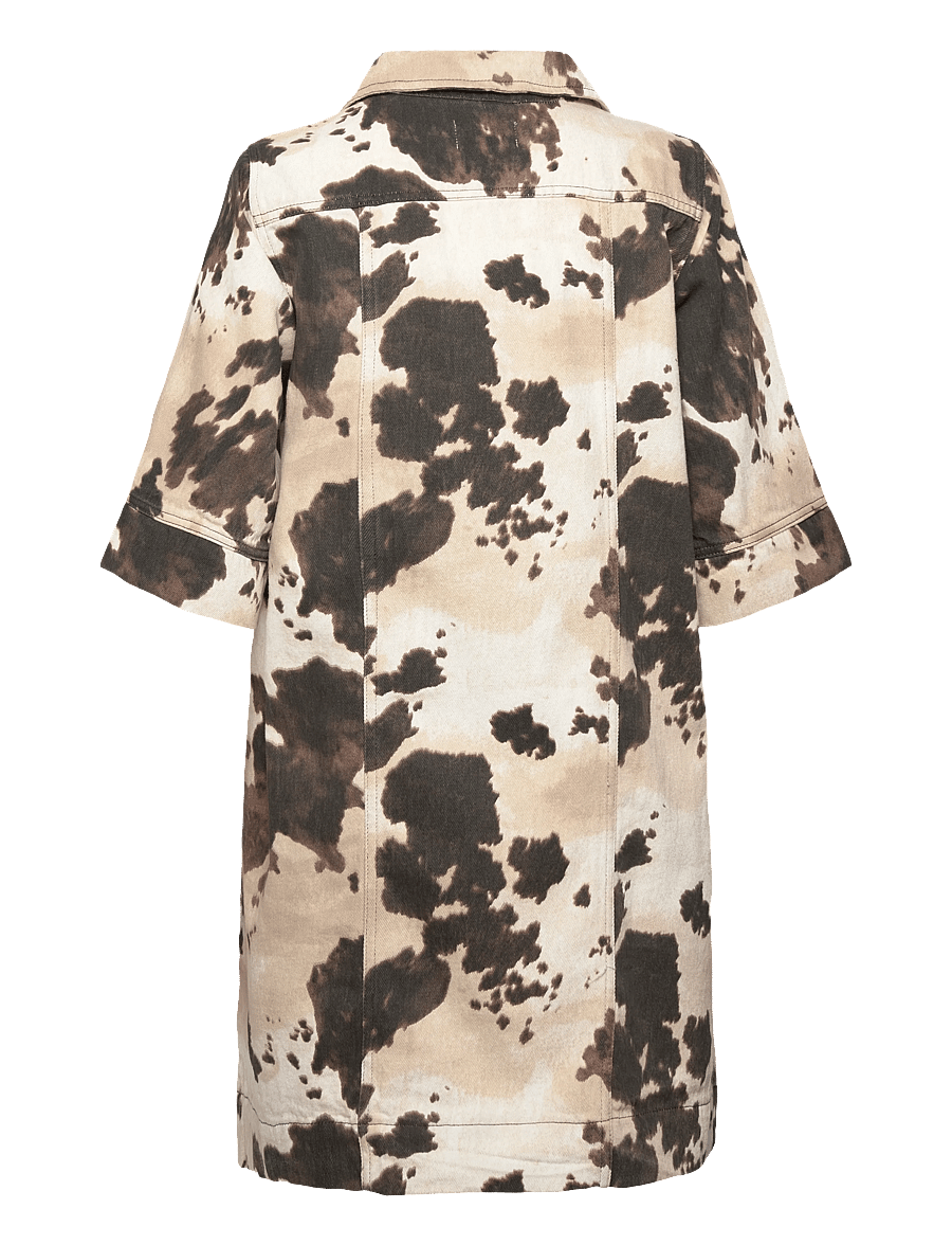 Nümph - NUIVY DRESS - skjortklänningar - grey morn - 1