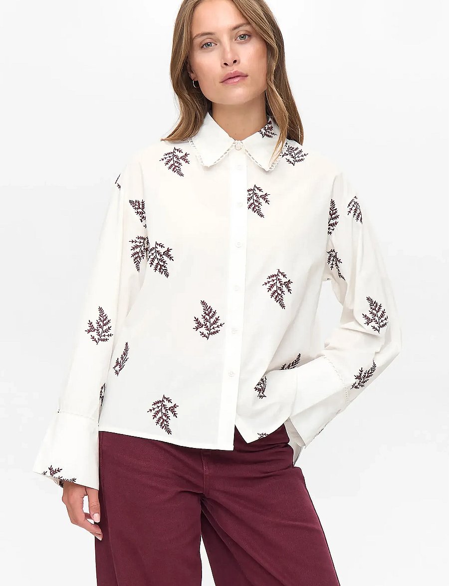 Nümph - NUBAILY SHIRT - langärmlige hemden - winetasting - 0