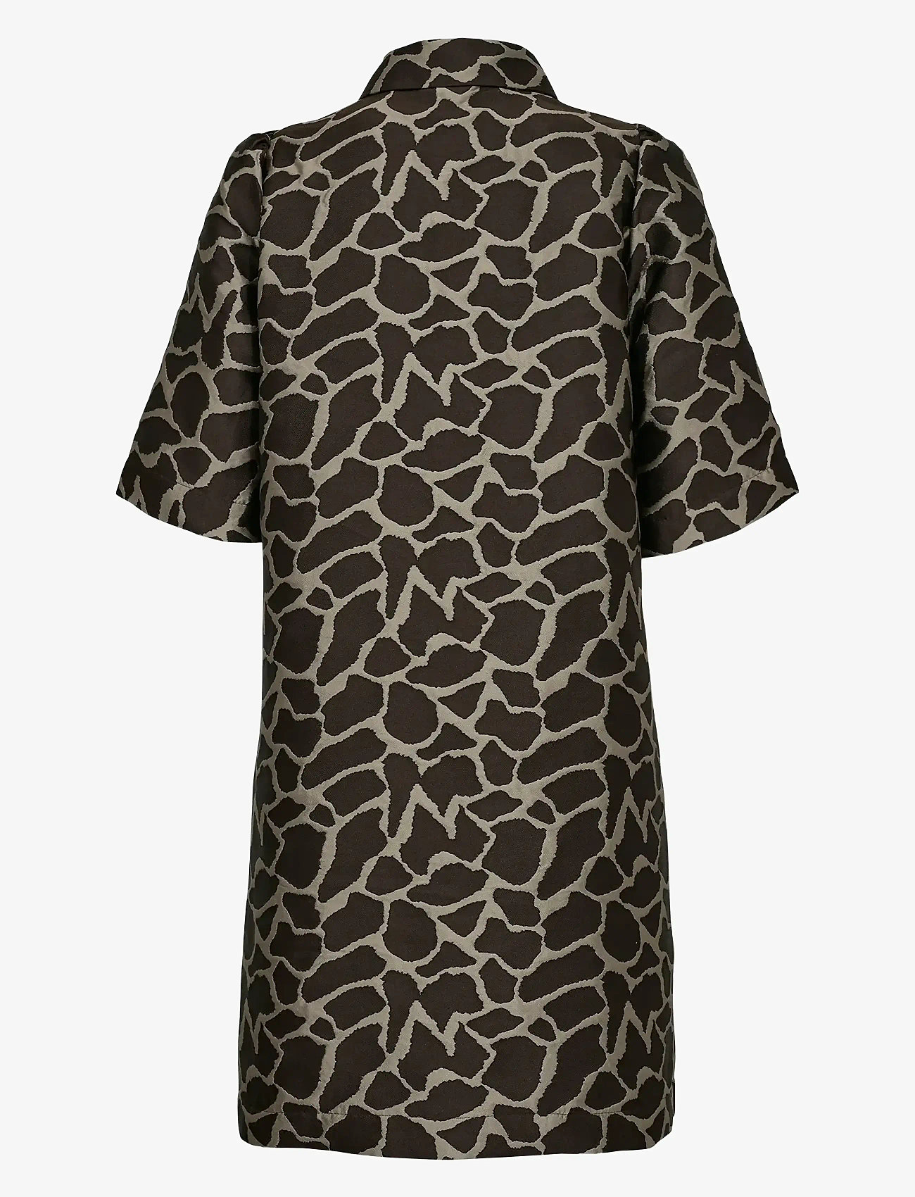 Nümph - NUMING DRESS - skjortekjoler - black coffee - 1