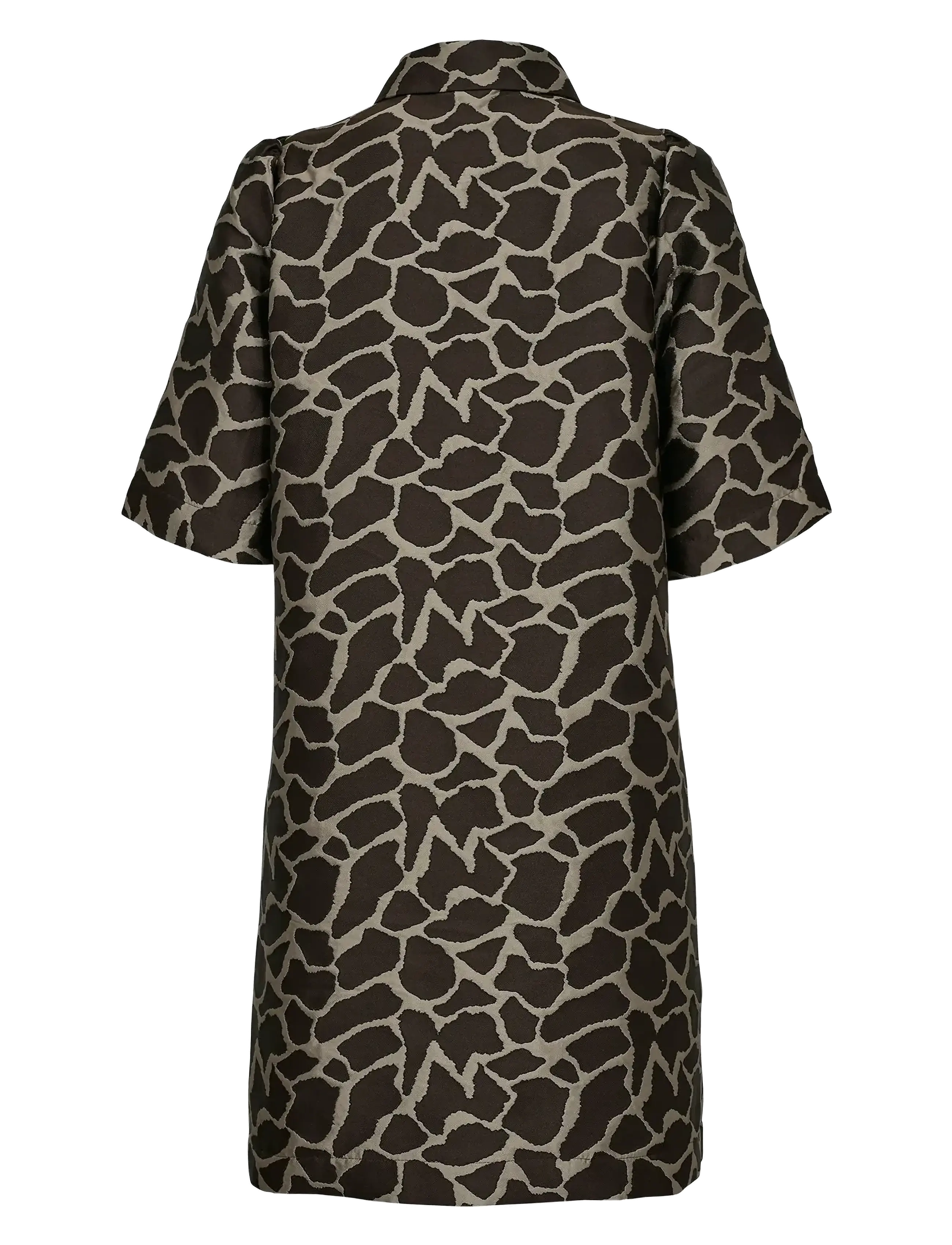 Nümph - NUMING DRESS - särkkleidid - black coffee - 2