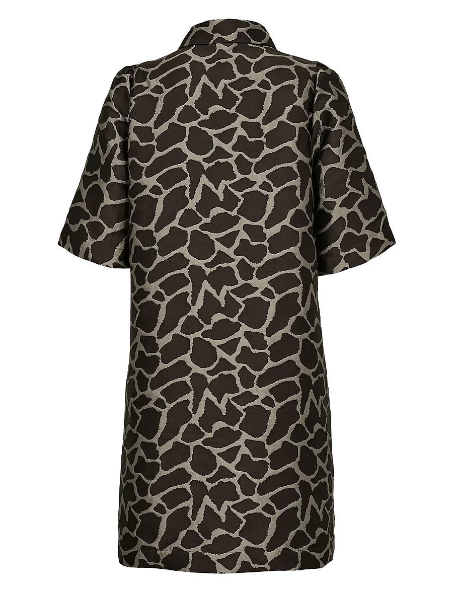 Nümph - NUMING DRESS - skjortklänningar - black coffee - 2