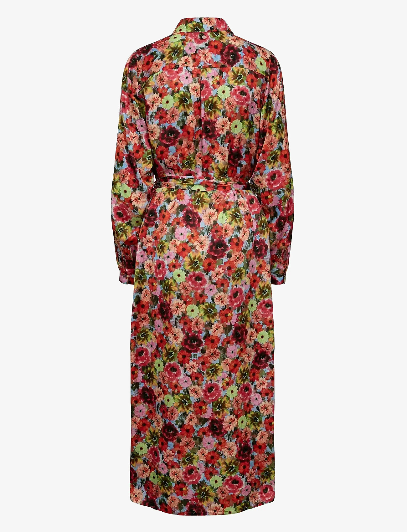 Nümph - NUMISTA SHIRT DRESS - hemdkleider - fiery red - 1