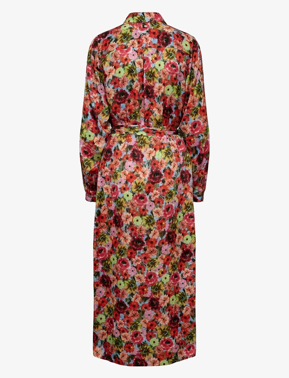 Nümph - NUMISTA SHIRT DRESS - skjortekjoler - fiery red - 1