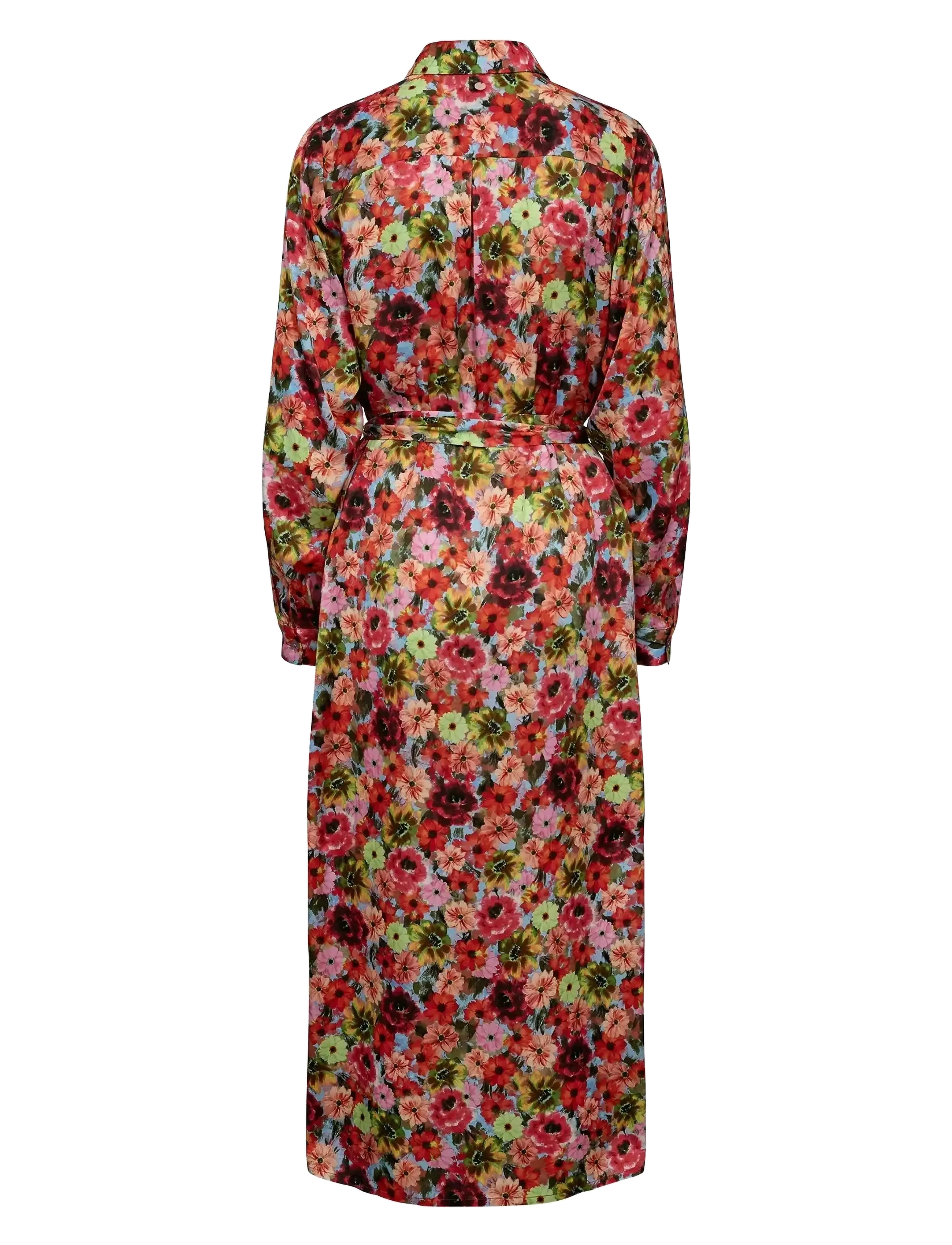 Nümph - NUMISTA SHIRT DRESS - hemdkleider - fiery red - 1