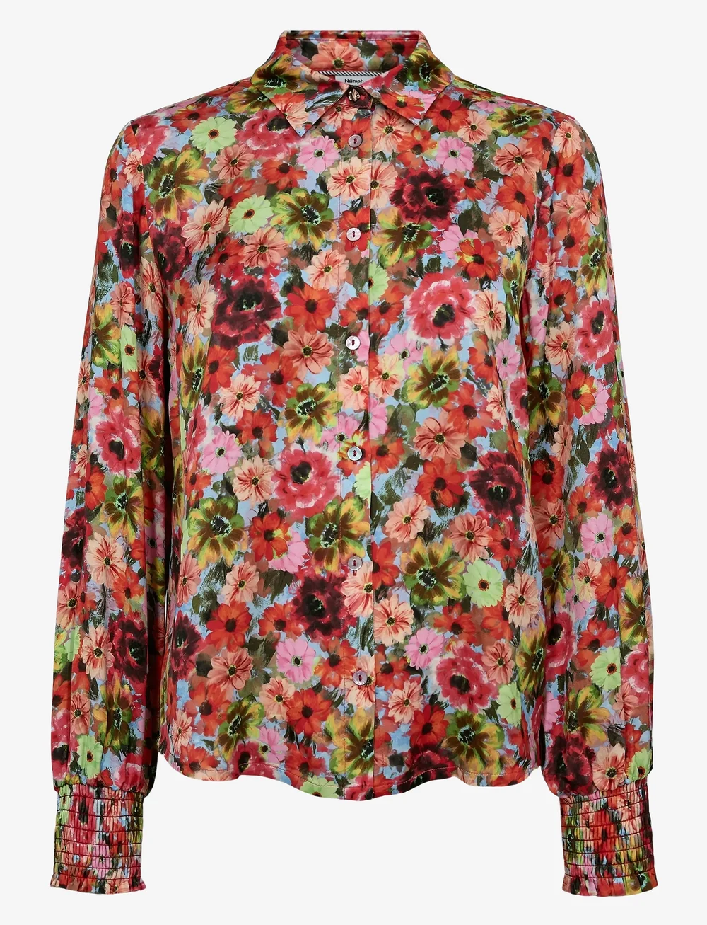 Nümph - NUMISTA SHIRT - langærmede skjorter - fiery red - 0