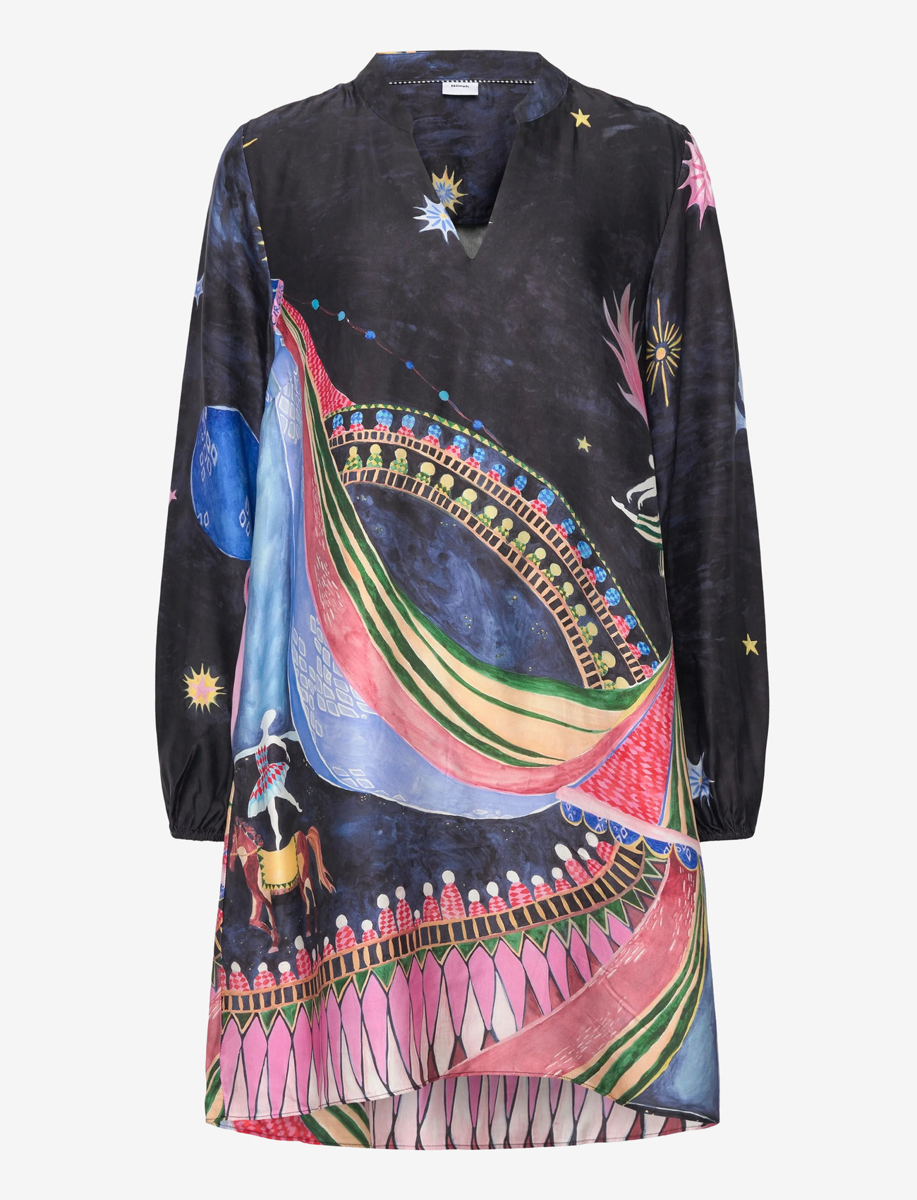 Nümph - NUSTARLA SHORT DRESS - sommerkleider - obsidian - 1