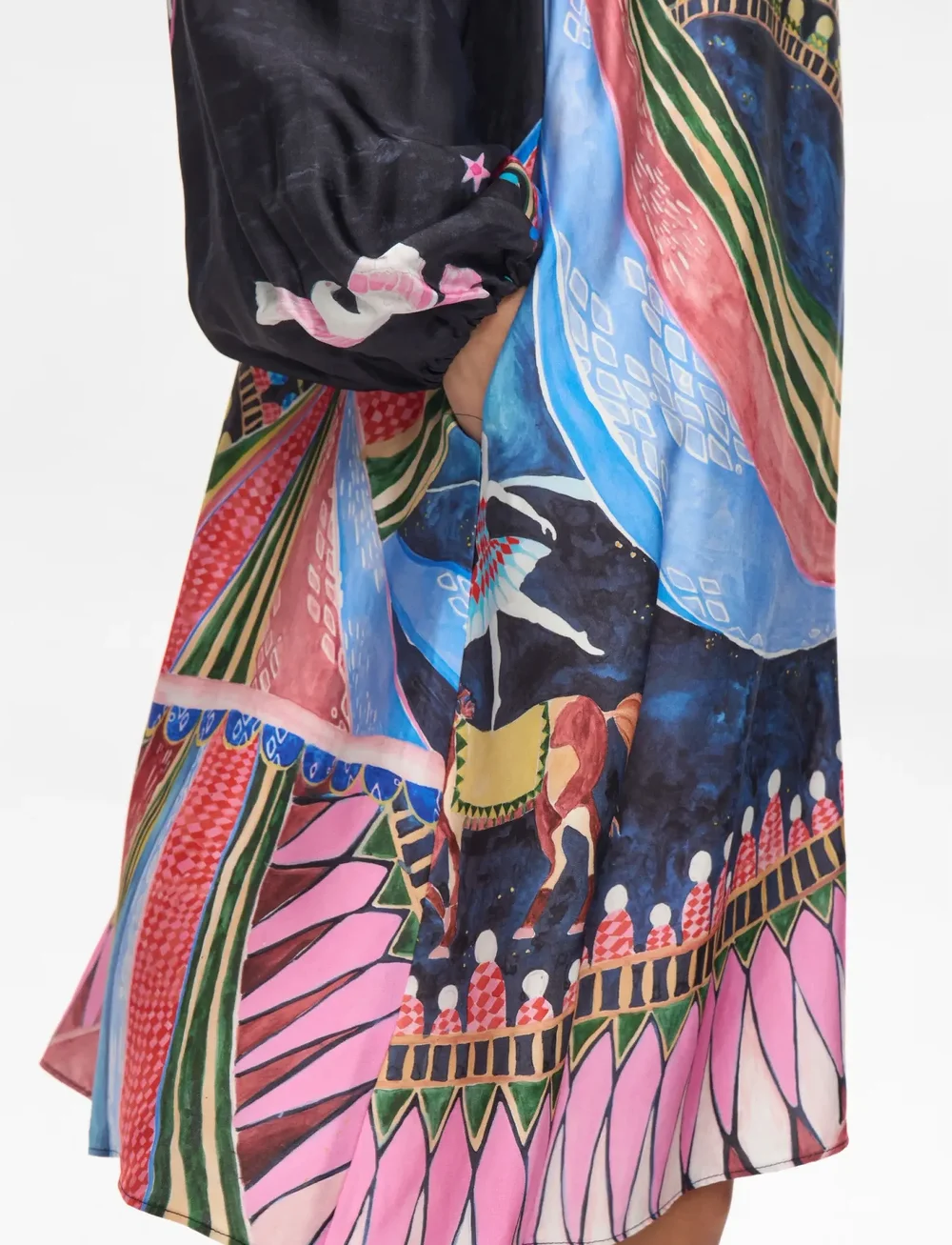 Nümph - NUSTARLA SHORT DRESS - sommerkleider - obsidian - 5