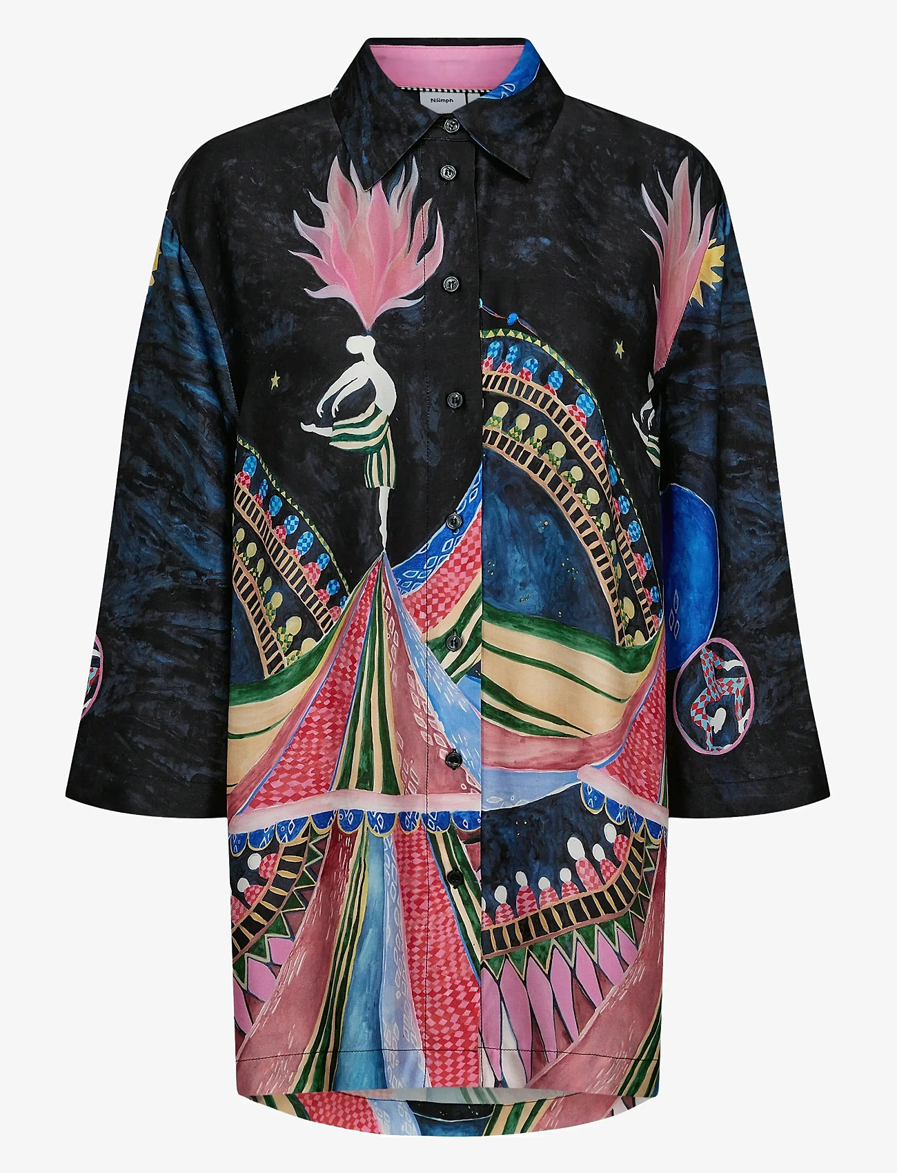 Nümph - NUSTARLA SHIRT - long-sleeved shirts - obsidian - 1