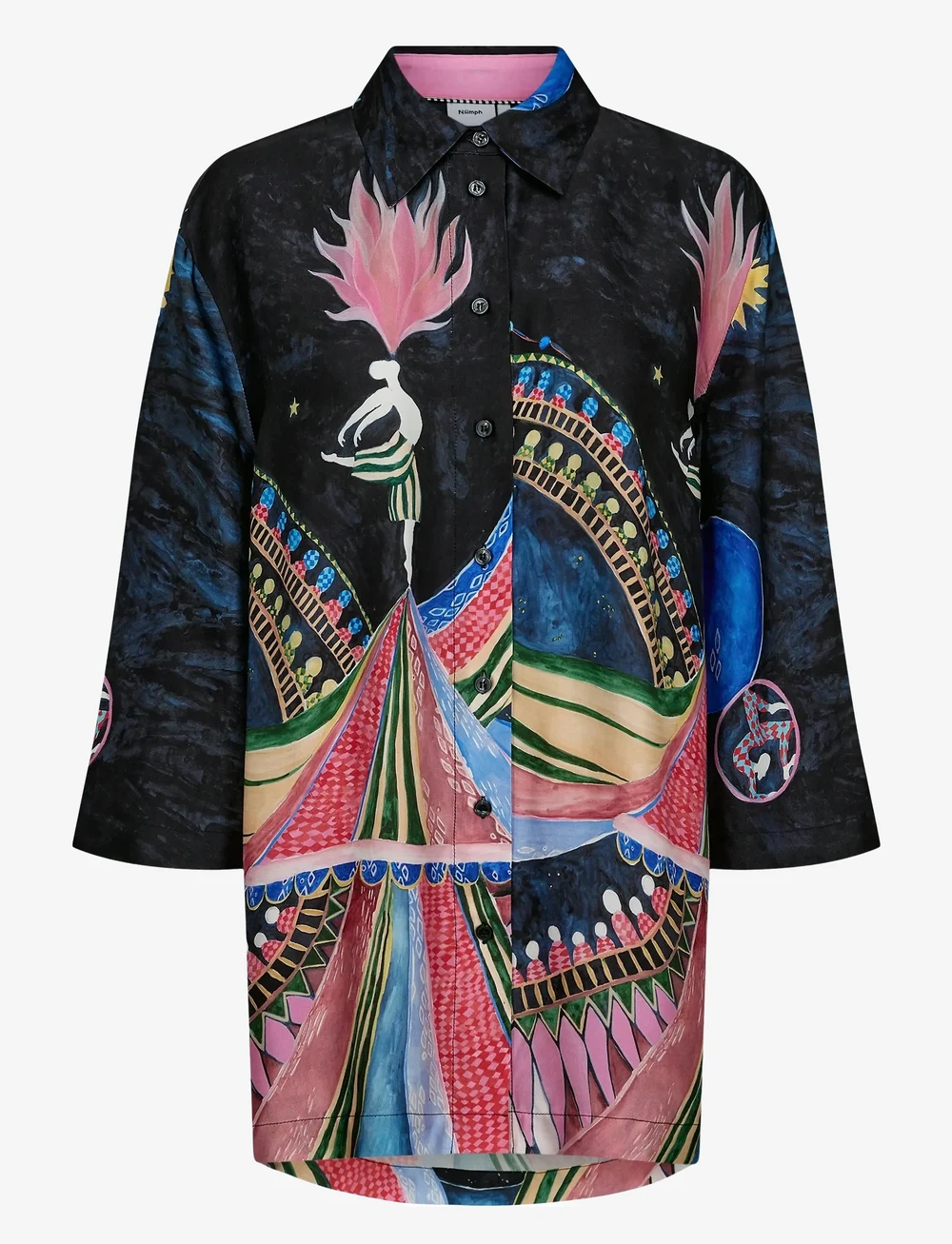 Nümph - NUSTARLA SHIRT - langærmede skjorter - obsidian - 1