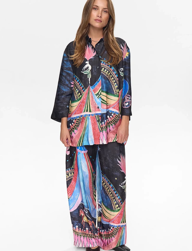 Nümph - NUSTARLA SHIRT - long-sleeved shirts - obsidian - 3