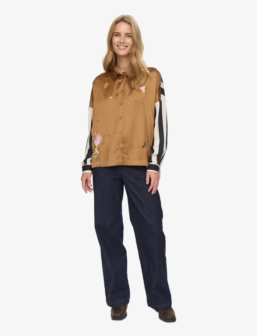 Nümph - NUMINZU SHIRT - long-sleeved shirts - cumin - 2