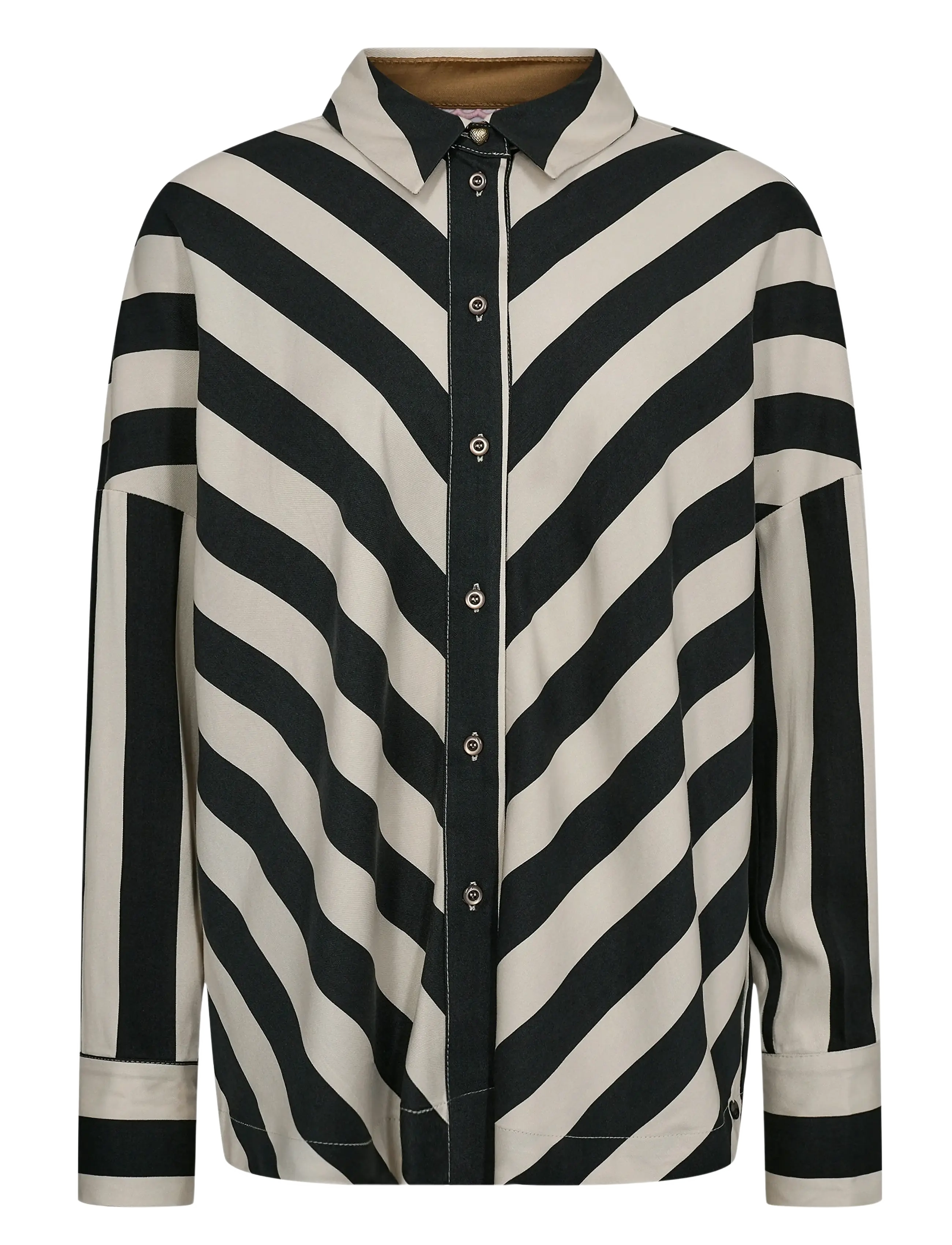 NÜMPH Numinzu Stripe Shirt Patterned - S/M - Damen