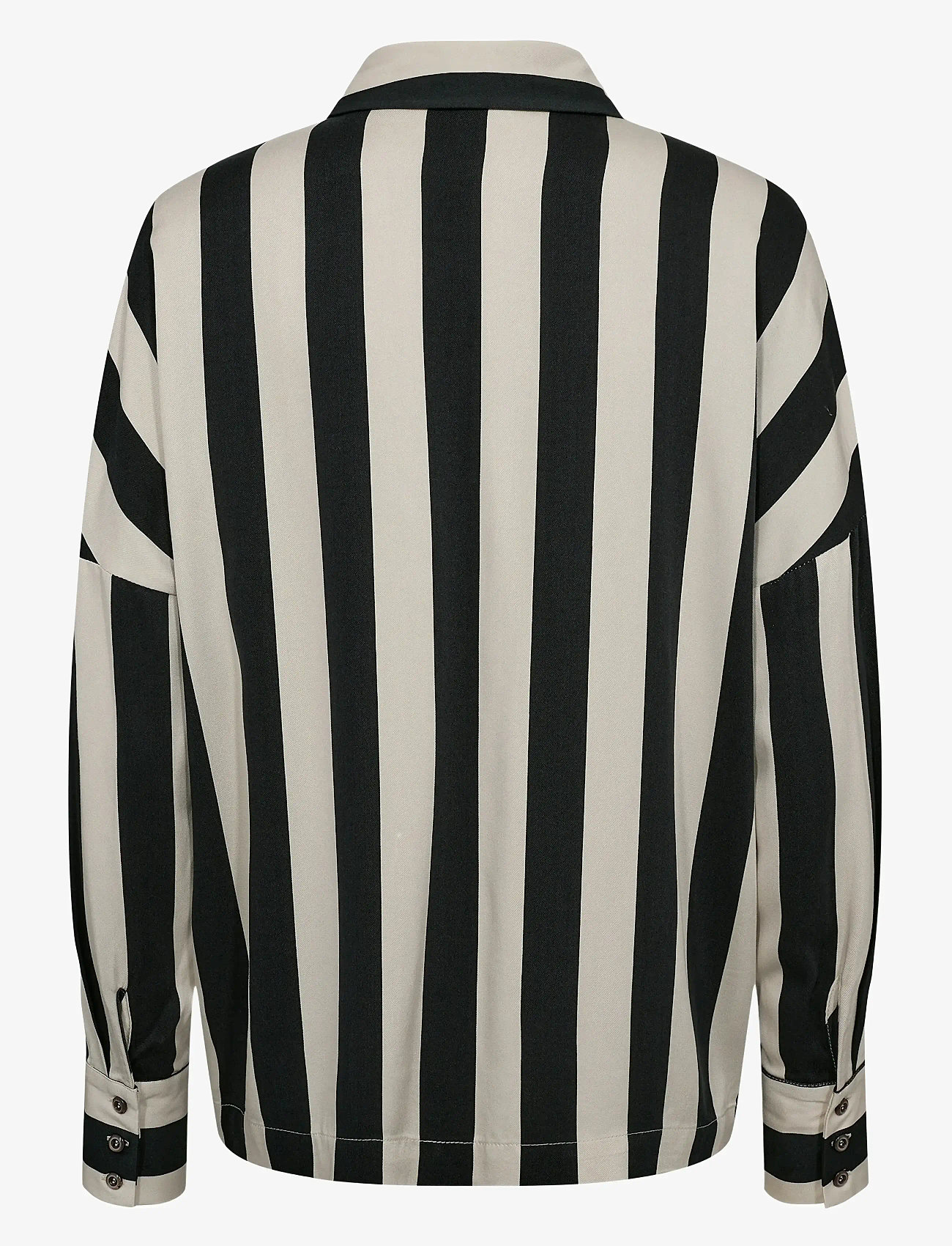 Nümph - NUMINZU STRIPE SHIRT - langærmede skjorter - caviar - 1