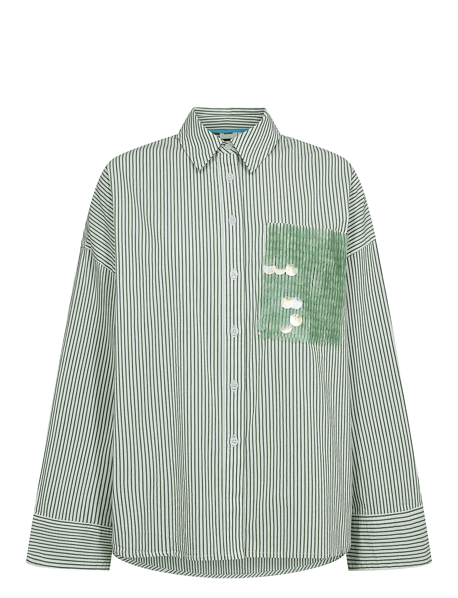 Nümph - NUDARMI SHIRT - langärmlige hemden - cactus - 0
