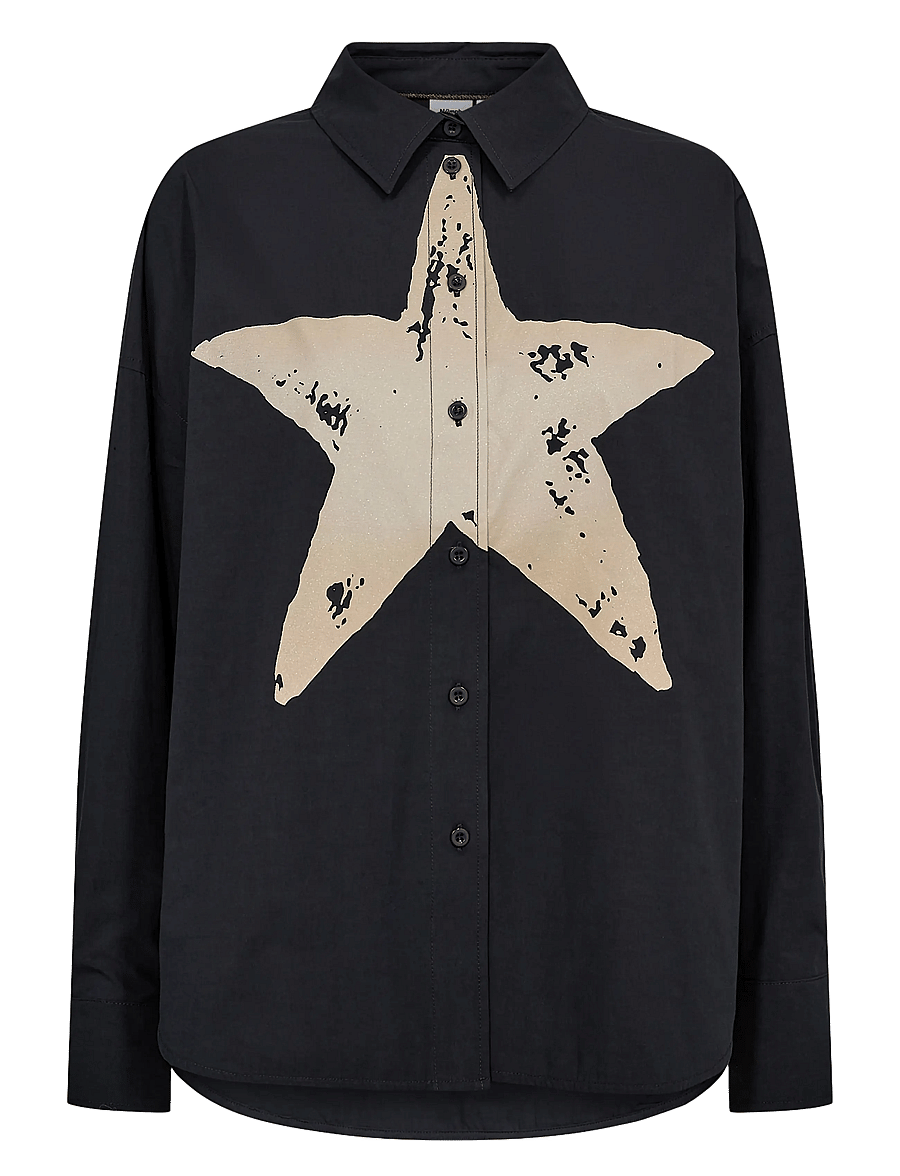 Nümph - NUSTAR SHIRT - pikkade varrukatega särgid - obsidian - 0