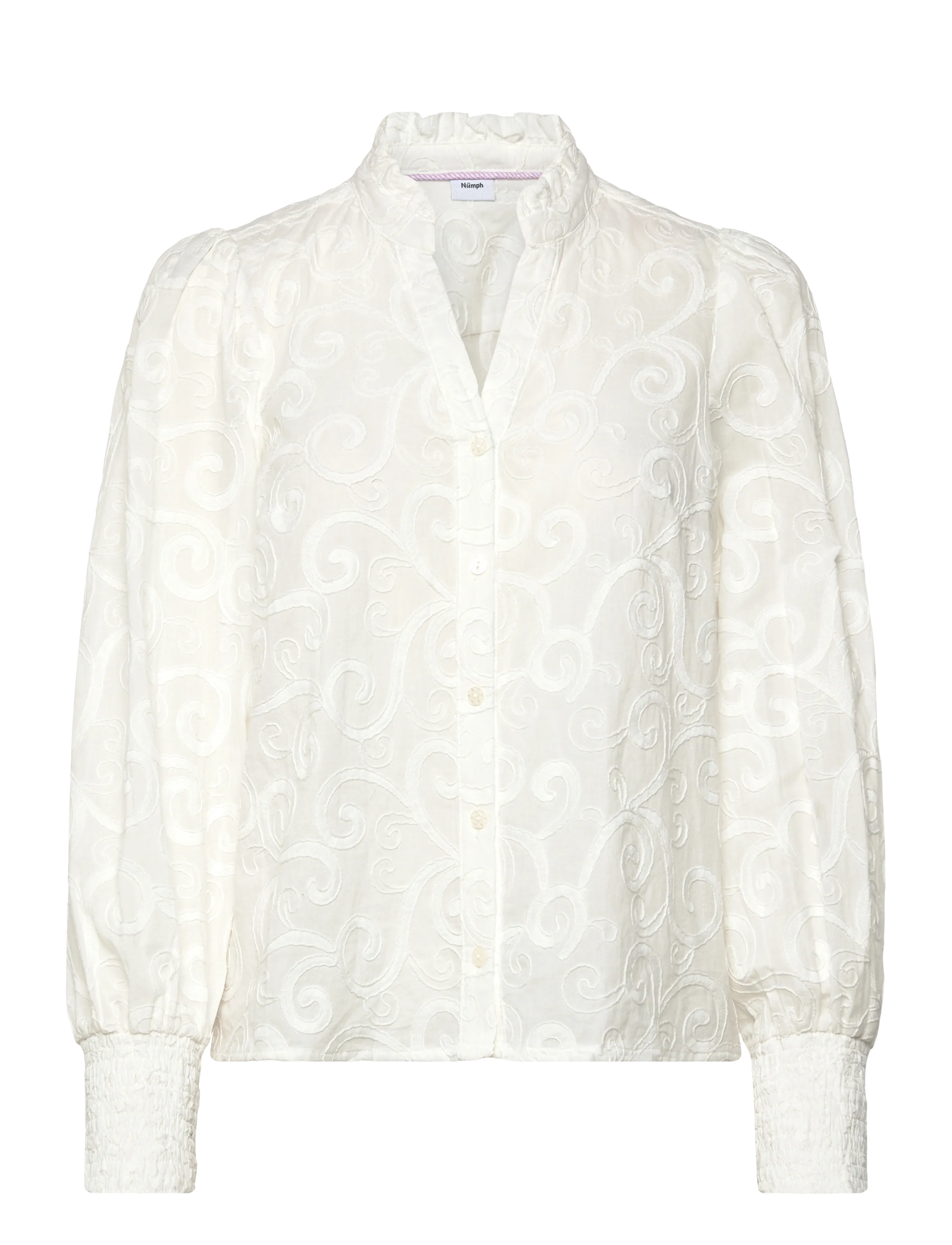 Nümph NUTULKA BLOUSE - Skjorter - BRIGHT WHITE / white