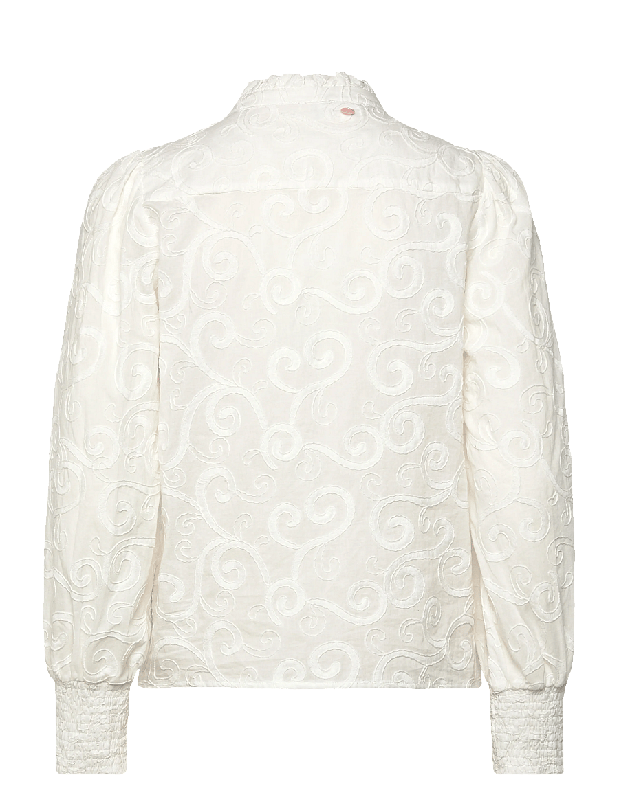 Nümph - NUTULKA BLOUSE - langärmlige hemden - bright white - 2