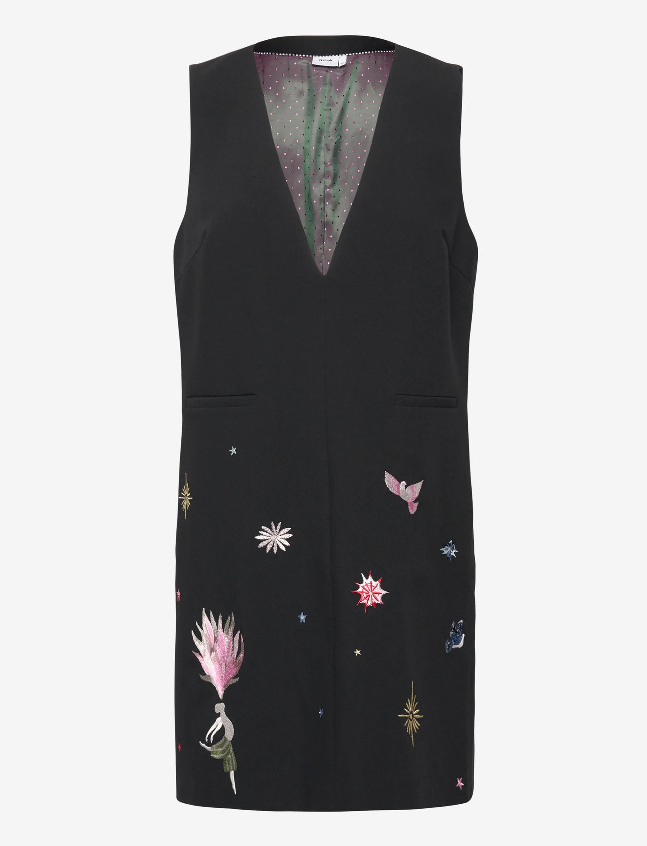 Nümph - NUALMUT DRESS - kurze kleider - caviar - 1