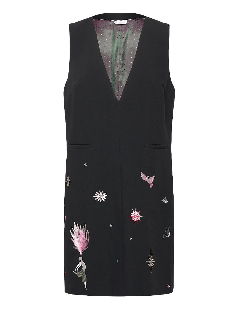 Nümph - NUALMUT DRESS - kurze kleider - caviar - 1