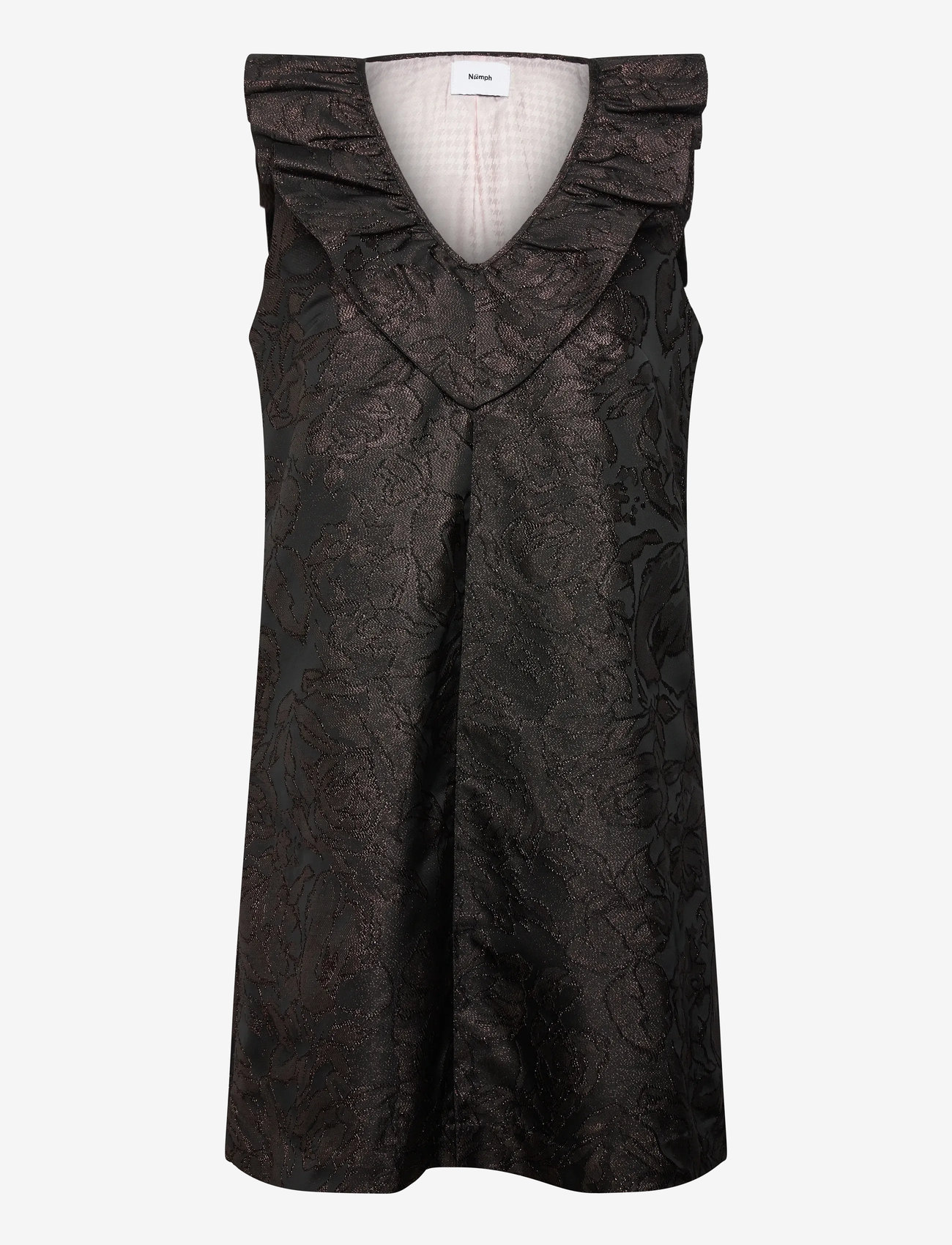Nümph - NULIKA DRESS - festkjoler - black coffee - 1
