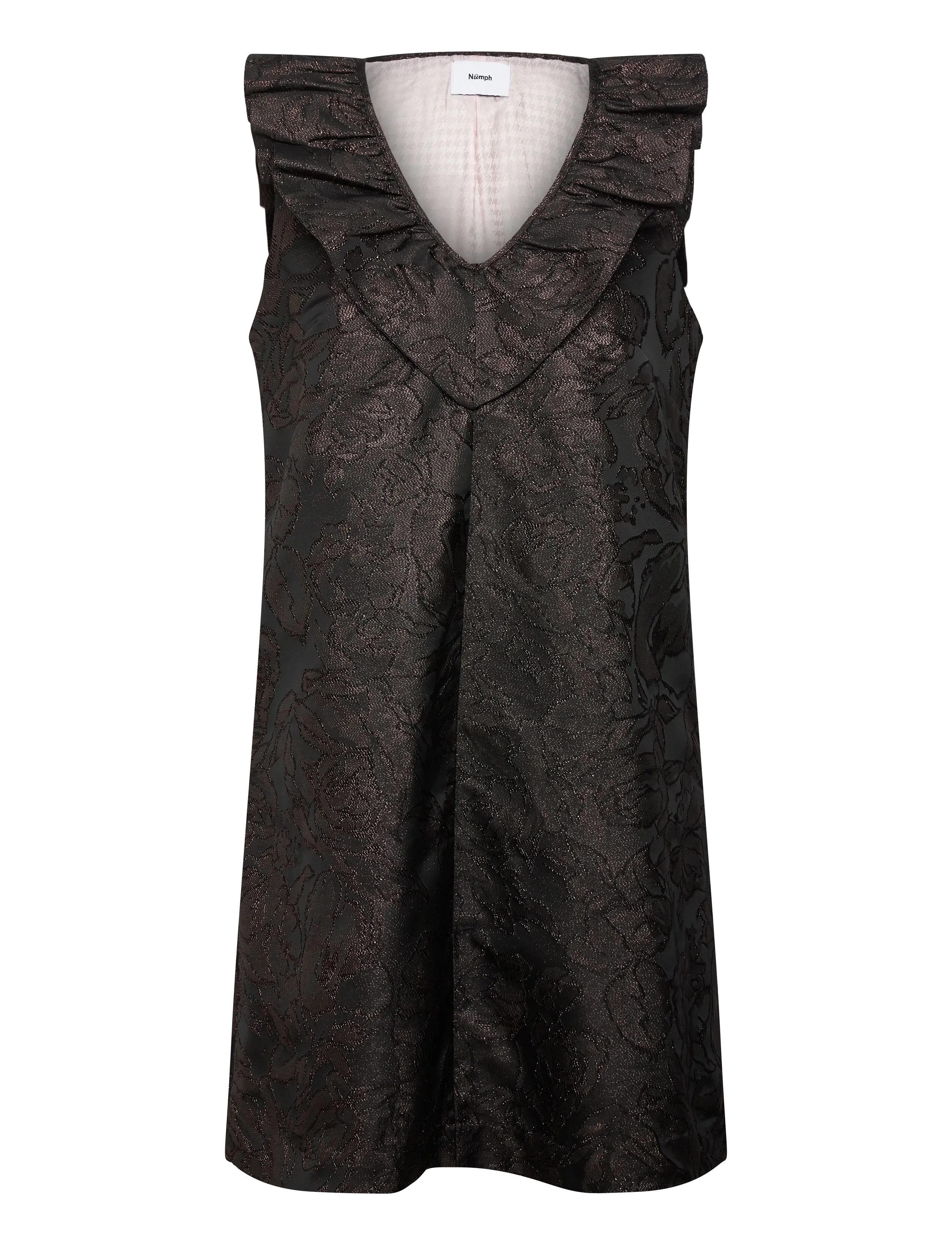 Nümph NULIKA DRESS - Kleidung - BLACK COFFEE / black