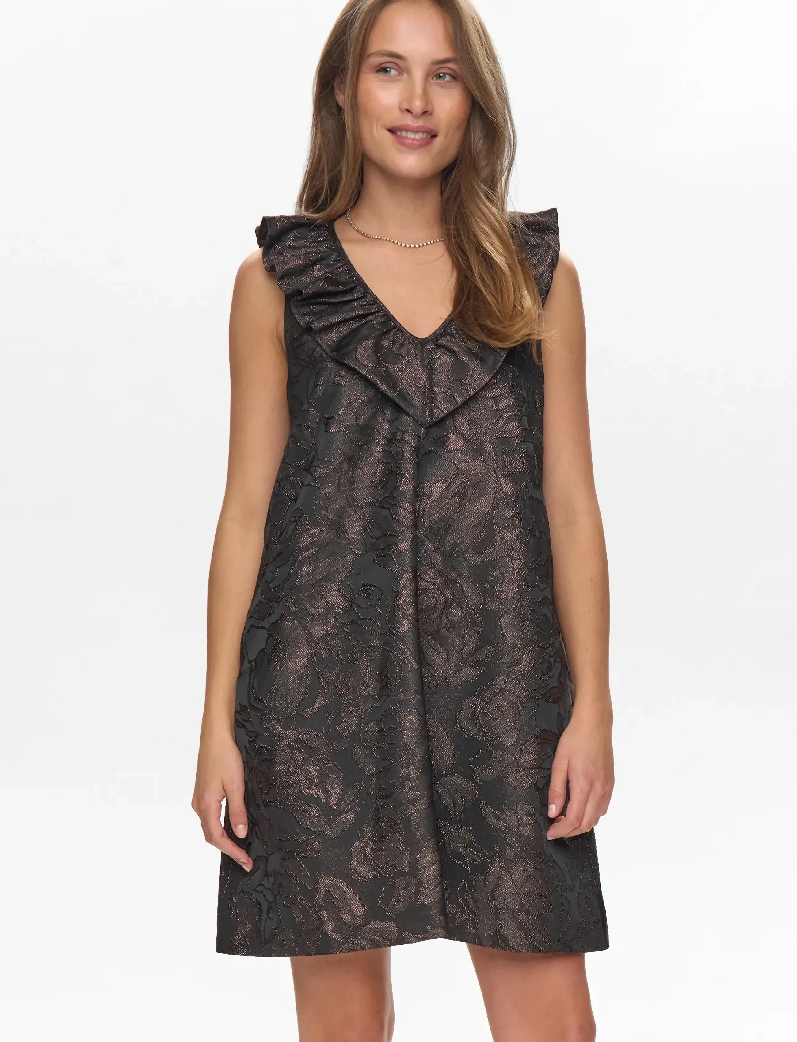 Nümph Nulika Dress, 40, Dresses, Schwarz - Short Frauen