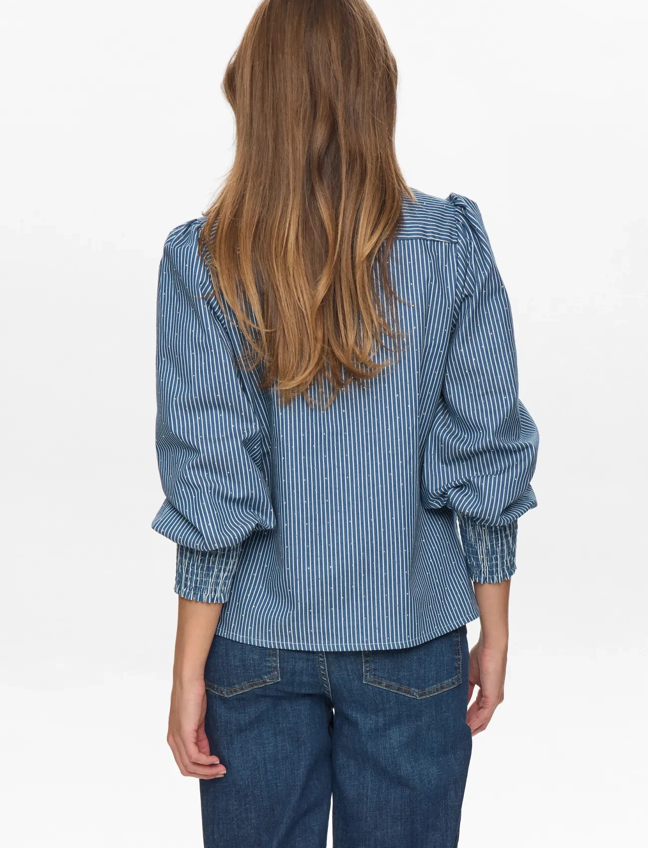 Nümph - NUEMILIE SHIRT - medium blue denim - 4