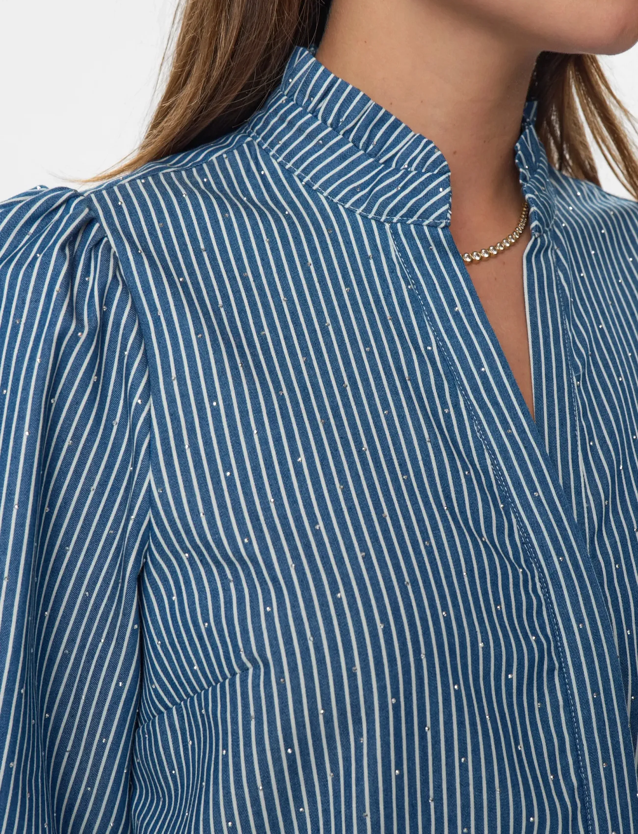 Nümph - NUEMILIE SHIRT - medium blue denim - 5