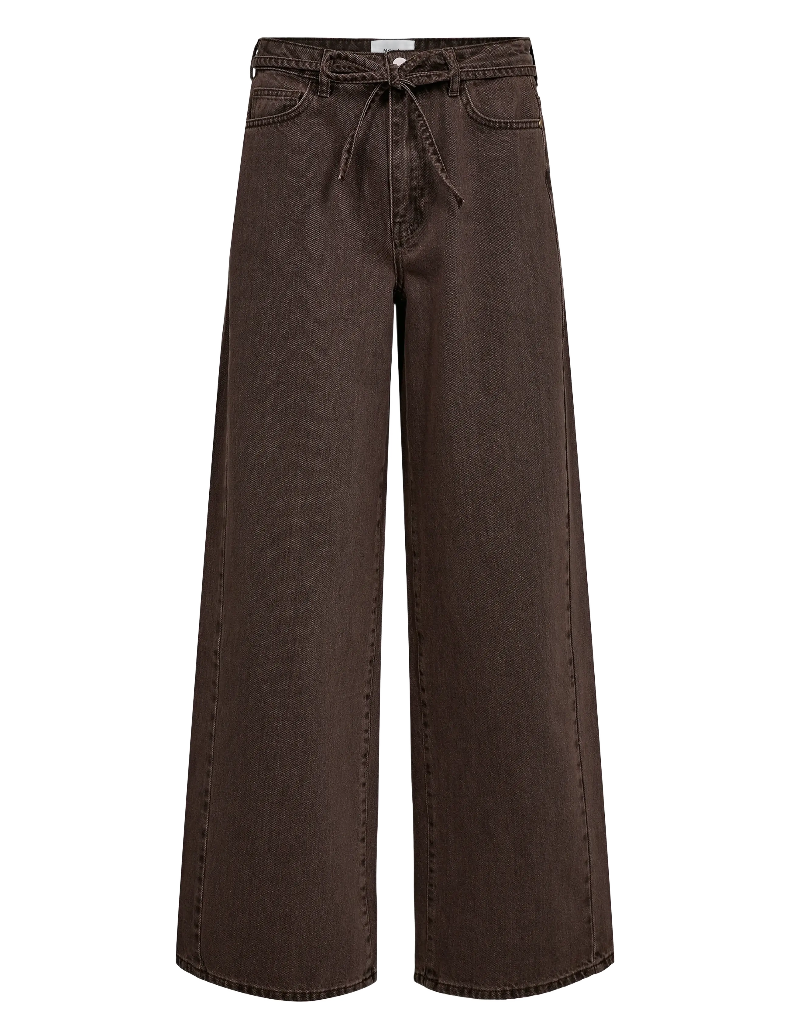 Nümph NUBROOKLYN JEANS COLOR - Jeans - BLACK COFFEE WASHED / brown