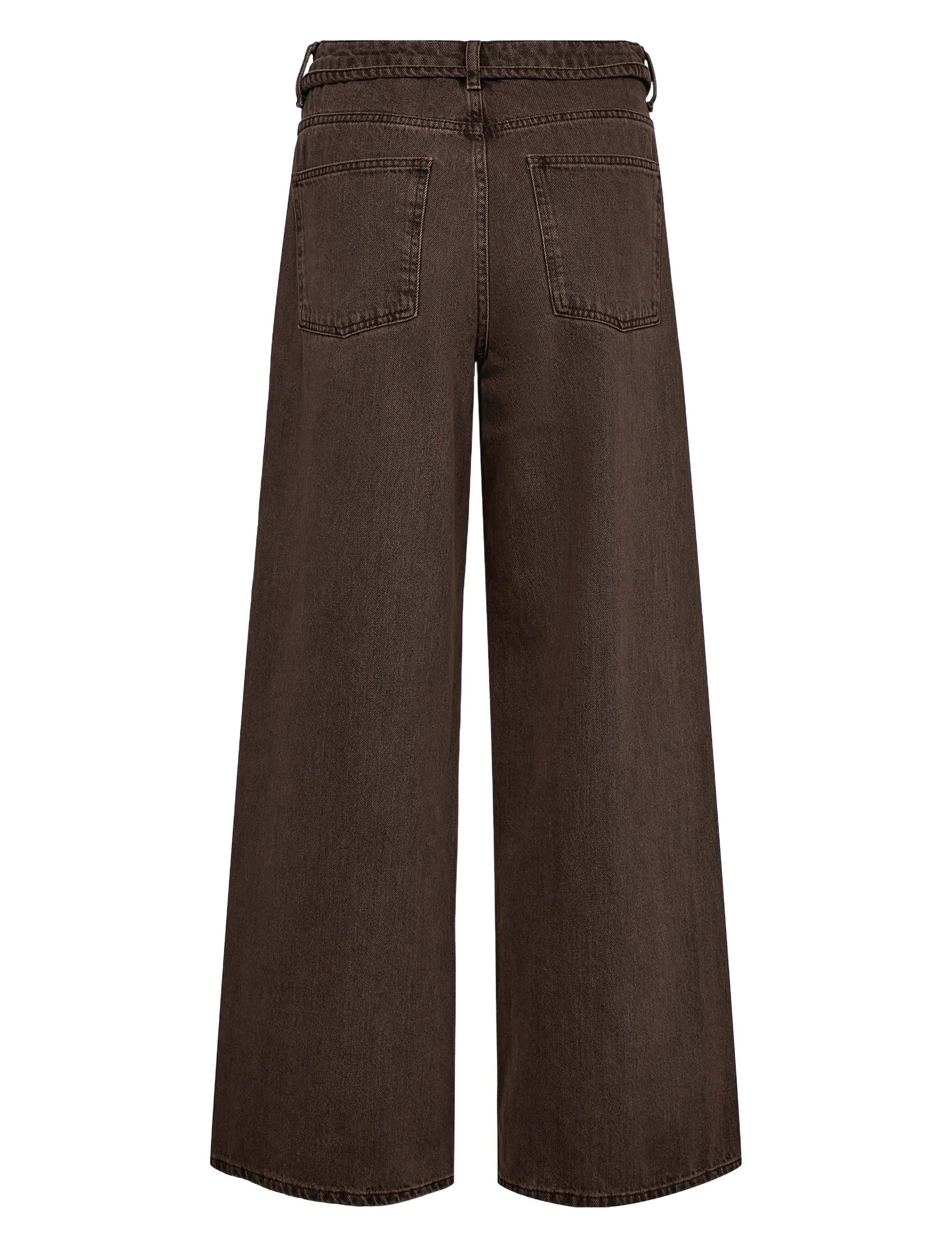 Nümph - NUBROOKLYN JEANS COLOR - straight jeans - black coffee washed - 2