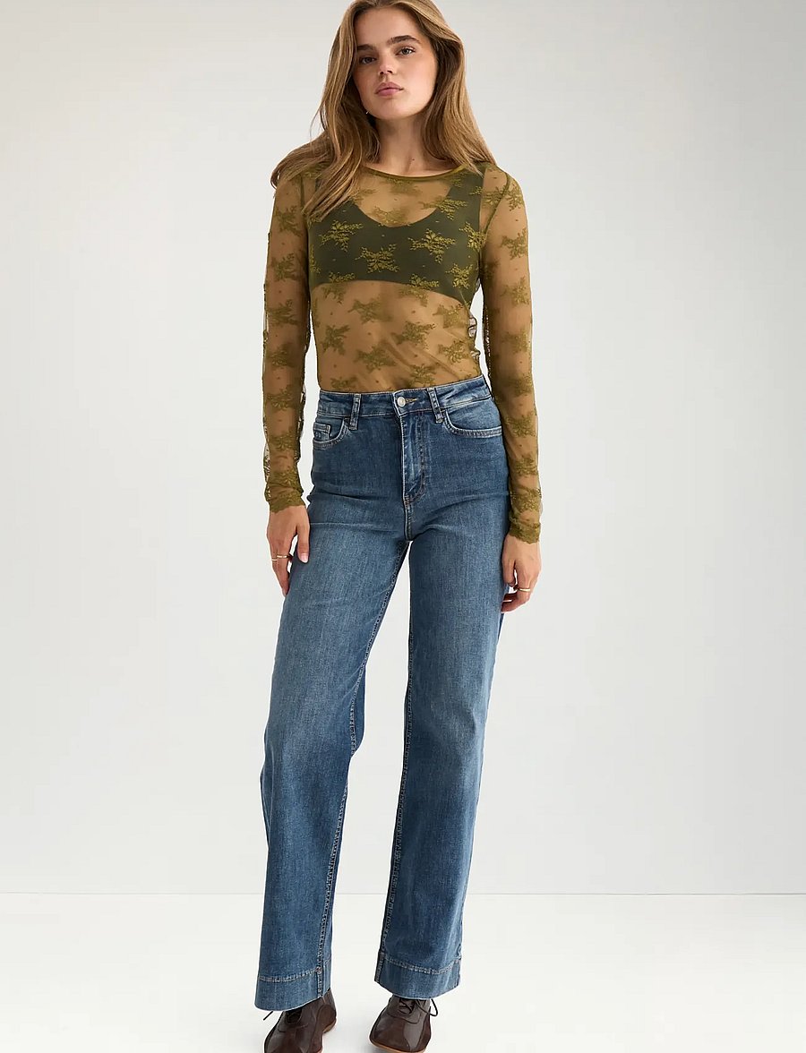Nümph - NUNATALIA BLOUSE - langærmede bluser - fir green - 0