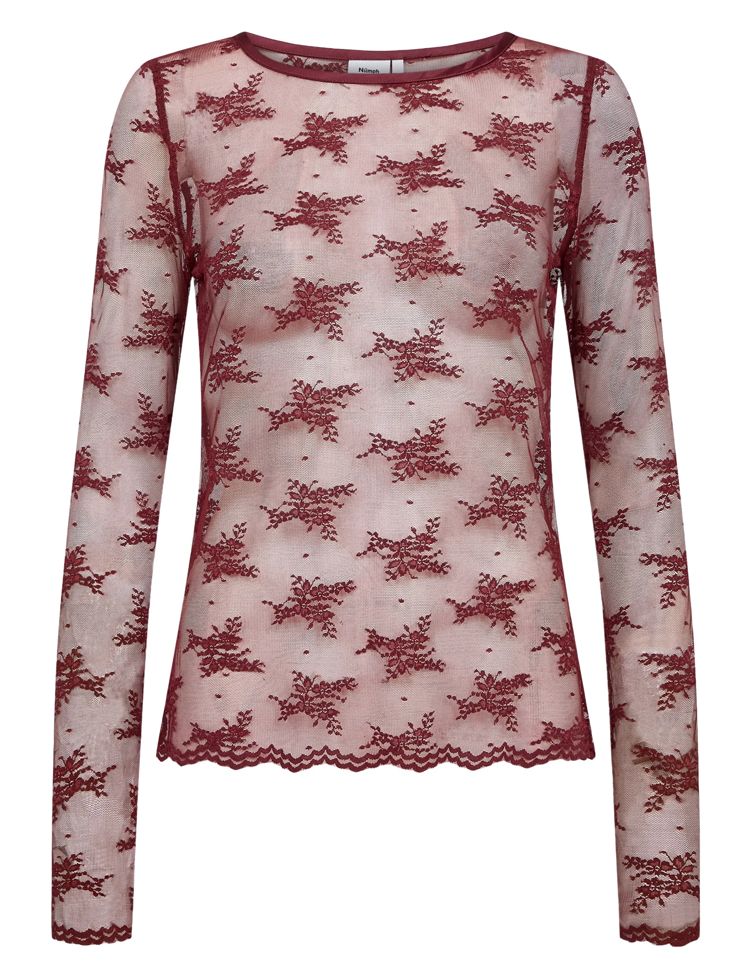 Nümph NUNATALIA BLOUSE - Transitional Layering - SYRAH / burgundy