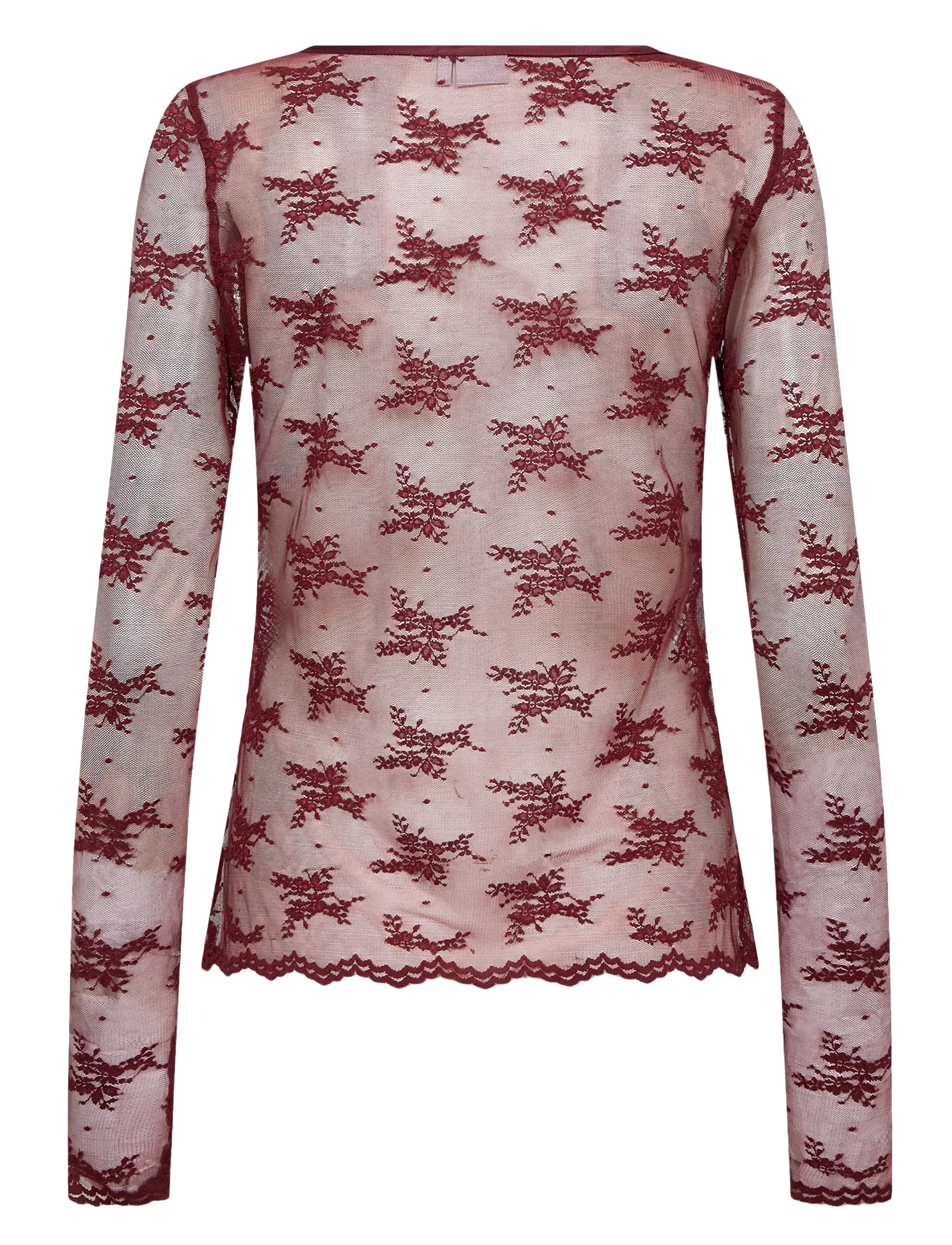 Nümph - NUNATALIA BLOUSE - langärmelige blusen - syrah - 2