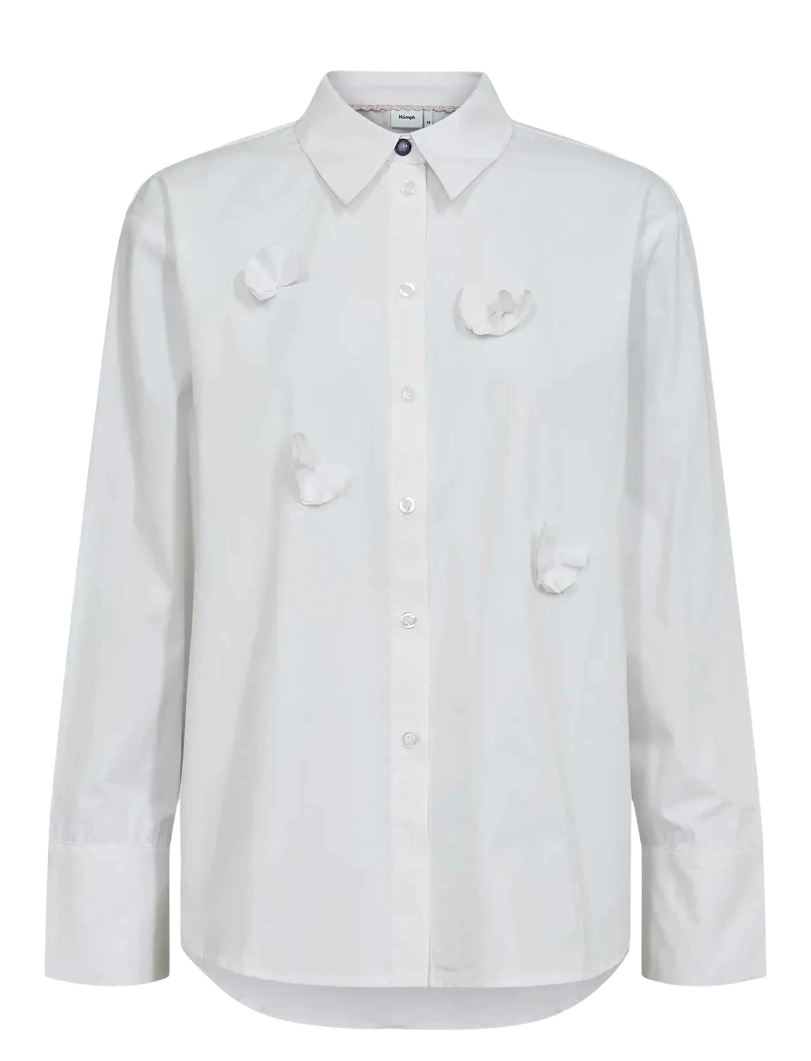 Nümph NUFANI SHIRT - Skjorter - BRIGHT WHITE / white