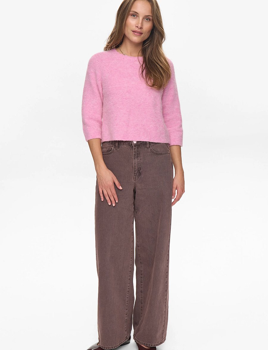 Nümph - NURIETTE SELMA RIB PULLOVER - striktrøjer - lilac sachet - 0