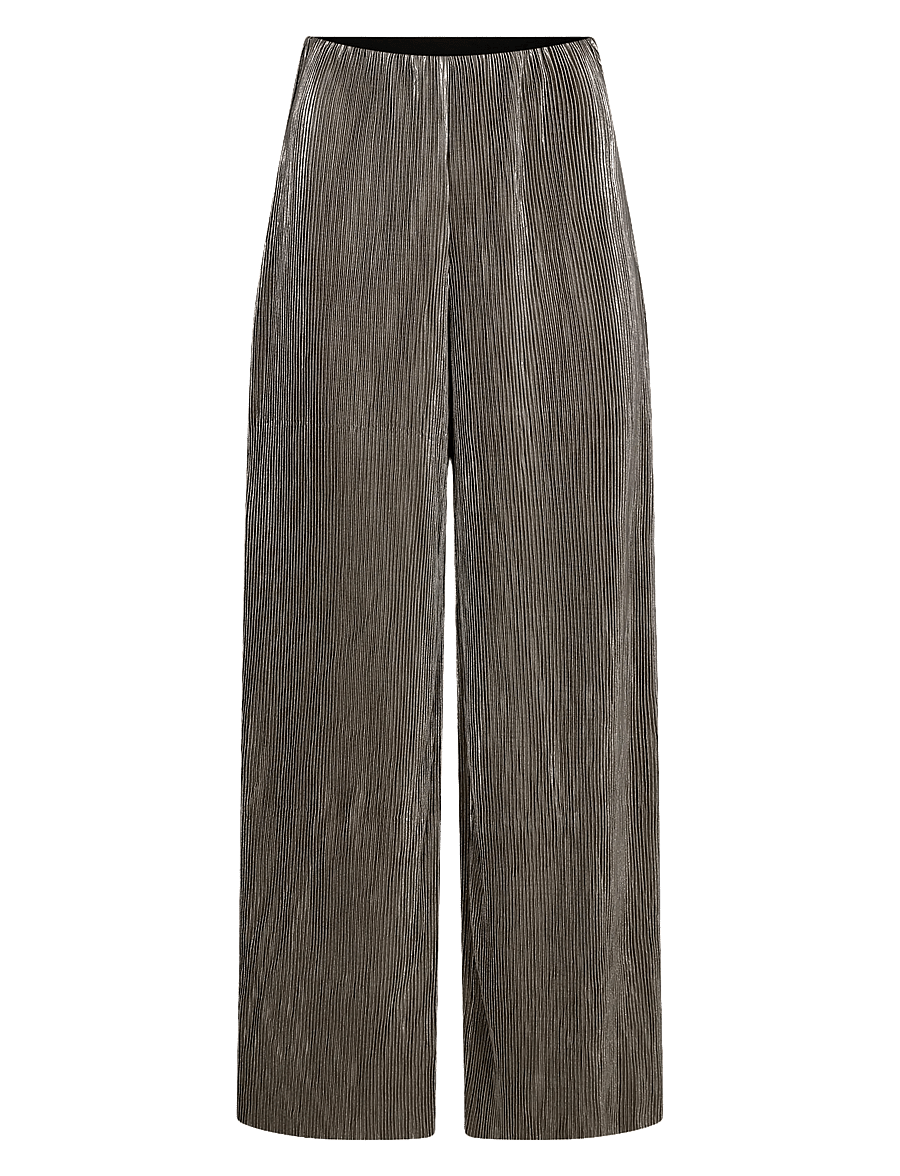 Nümph - NUJIVA PANTS - bukser med brede ben - champagne - 1