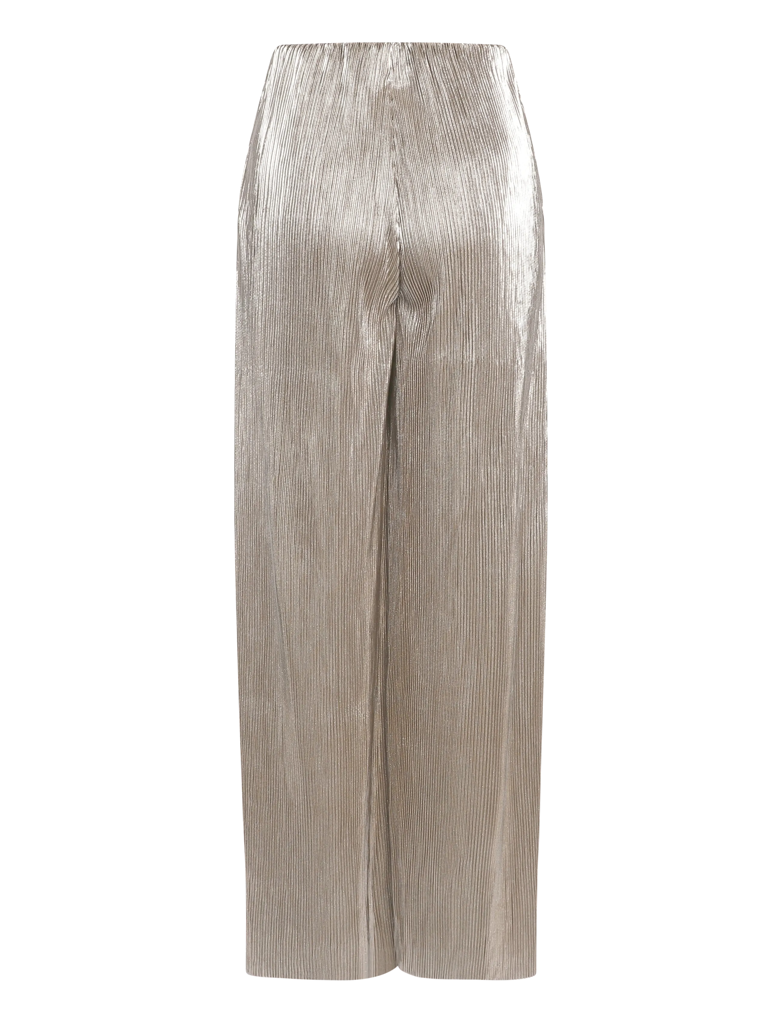 Nümph - NUJIVA PANTS - laia säärega püksid - champagne - 2