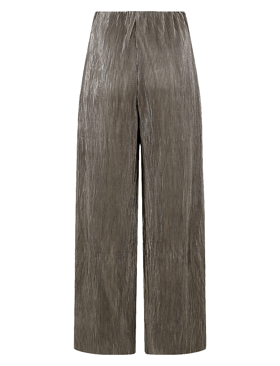 Nümph - NUJIVA PANTS - bukser med brede ben - champagne - 2