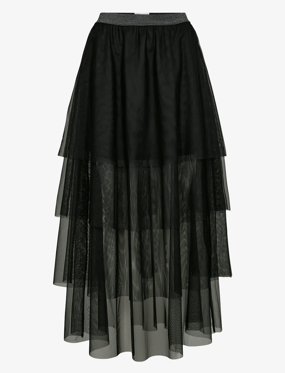 Nümph - NUEA LAYER SKIRT - maxikjolar - caviar - 1