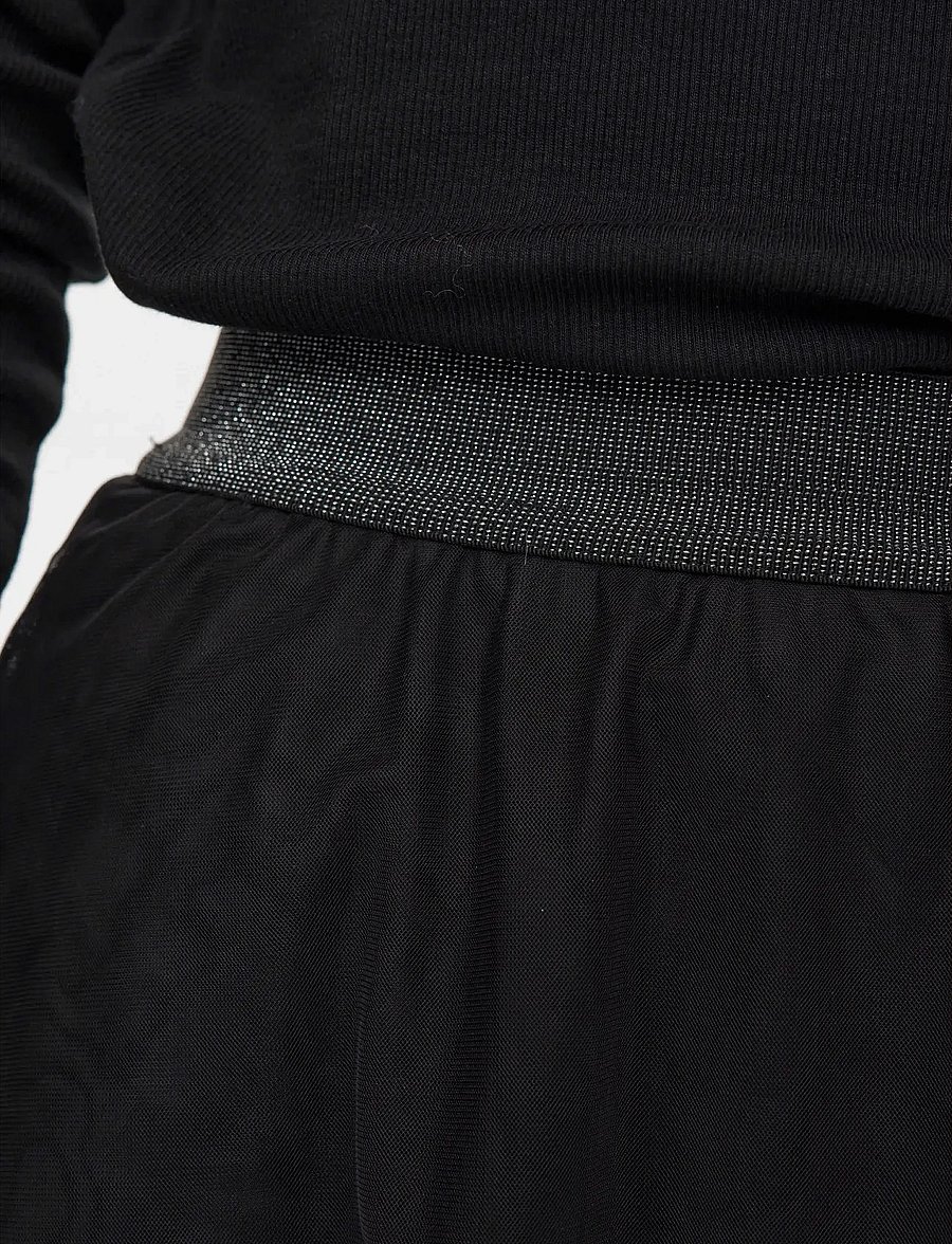 Nümph - NUEA LAYER SKIRT - maksiseelikud - caviar - 5