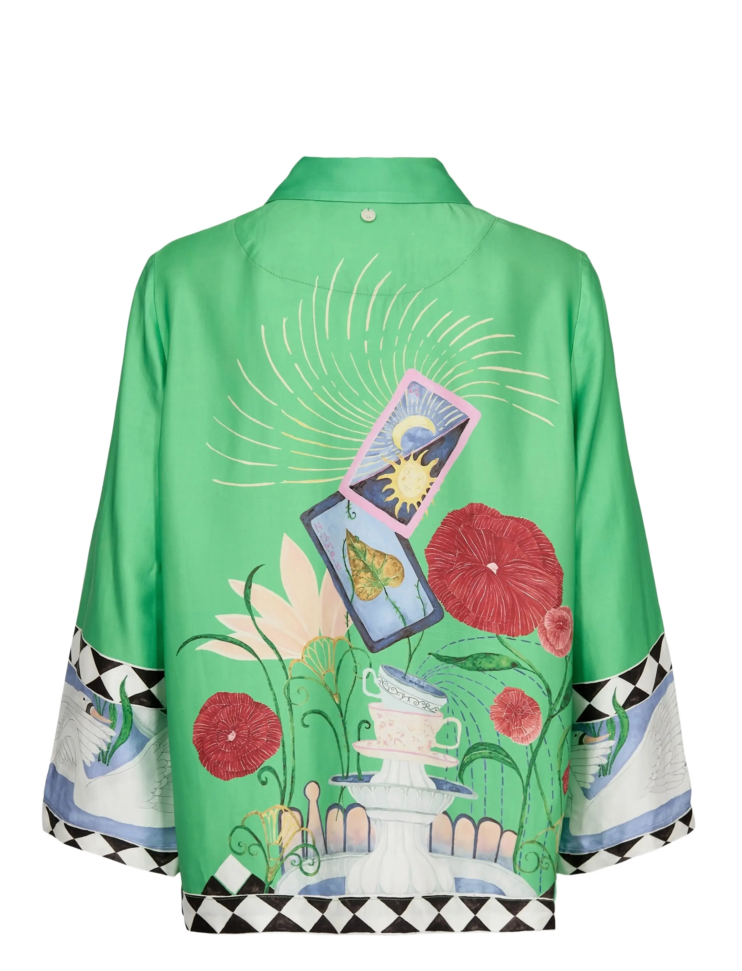 Nümph - NUADELINA SHIRT - marškiniai ilgomis rankovėmis - vibrant green - 2